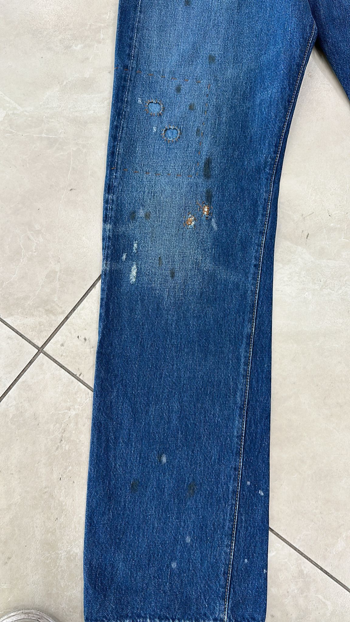 Levi's Vintage Clothing LVC Levi's Vintage Clothing 1947 501XX BigE Selvedge Jeans Size US 30 / EU 46 - 6 Thumbnail