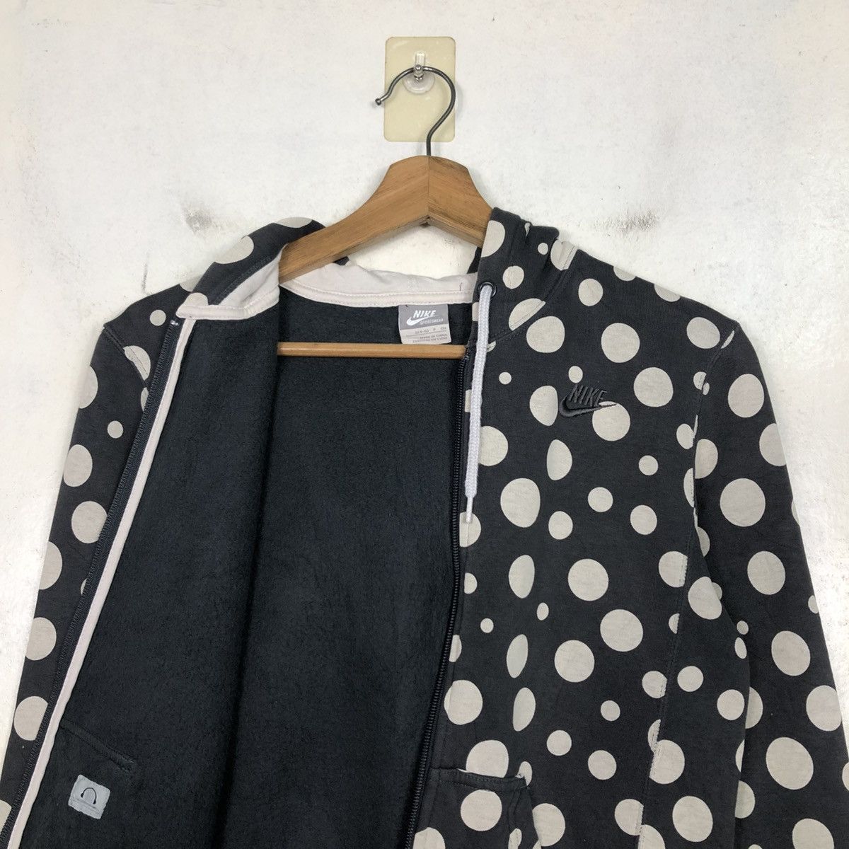Nike 📌Nike Sportswear Zipper Hoodie Polkadot Design Full Print Size US S / EU 44-46 / 1 - 14 Thumbnail