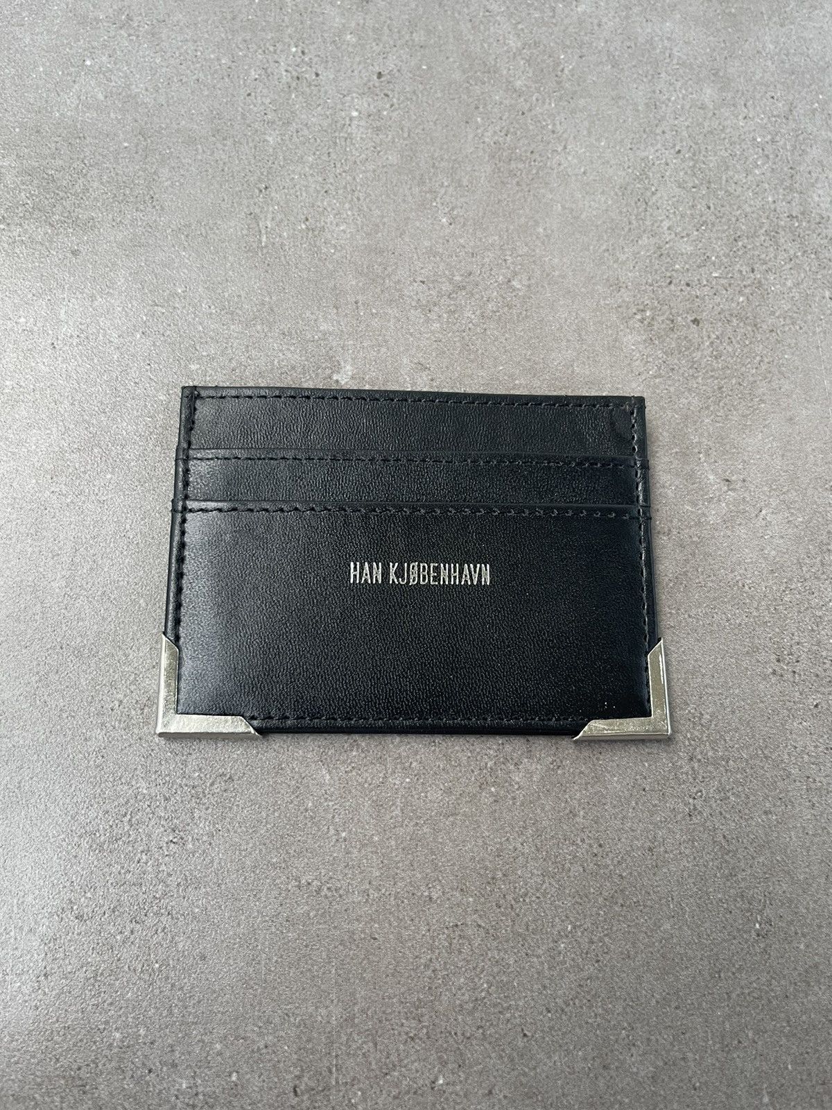 Han Kjobenhavn !DS! SS22 Han Kjobenhavn Small Logo Black Card Holder Size ONE SIZE - 7 Thumbnail
