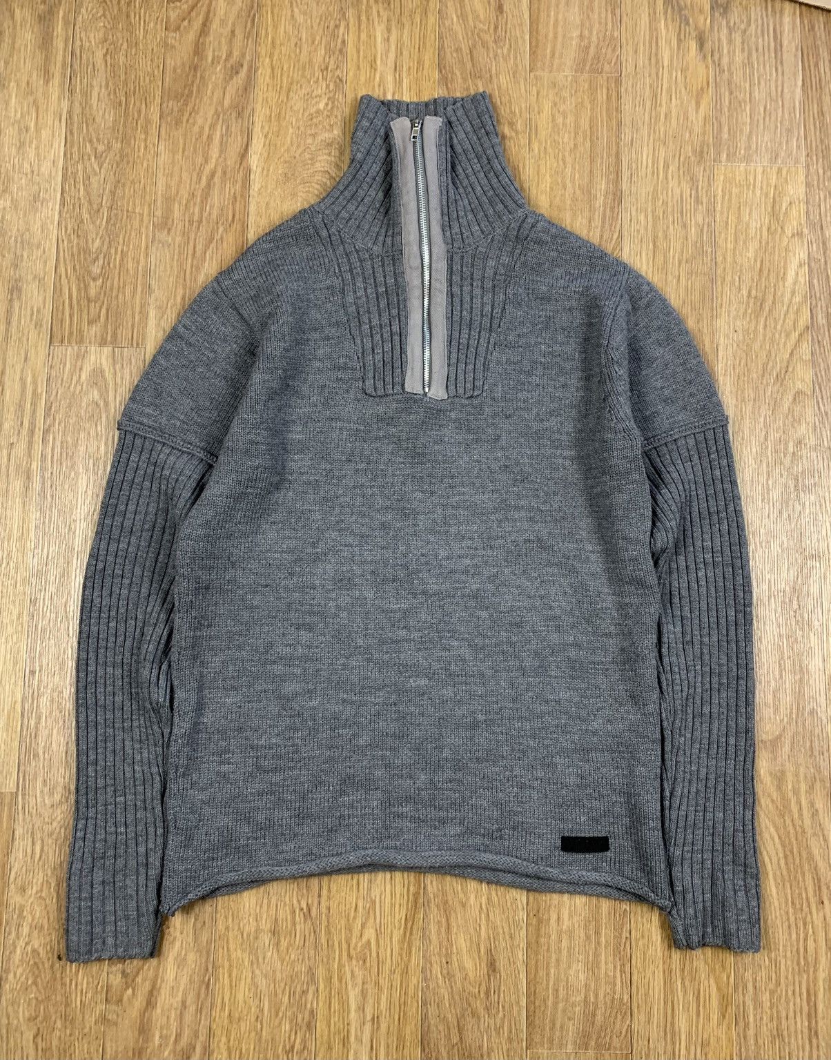 Japanese Brand × V AVE SHOE REPAIR V Ave Shoe Repair Turtle Neck 1/3 zip Sweater VAVE S.R. Size US M / EU 48-50 / 2 - 1 Thumbnail