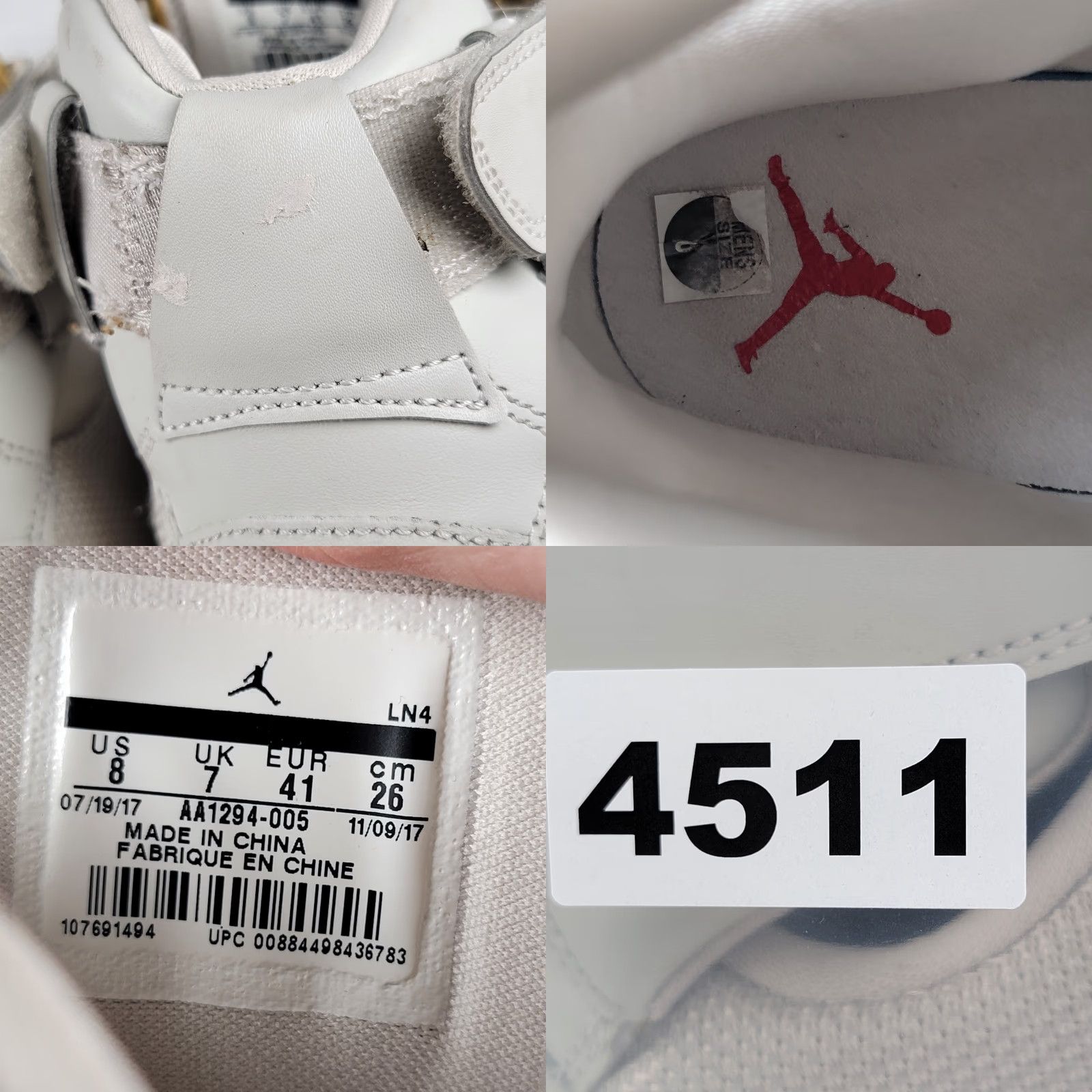 Jordan Brand Jordan Generation 23 Light Bone 2017 Men's athletic Sneaker US 8 White Solid Hook & Loop Mid Top Jordan Generation 23 Mens Shoes Size ONE SIZE - 9 Thumbnail