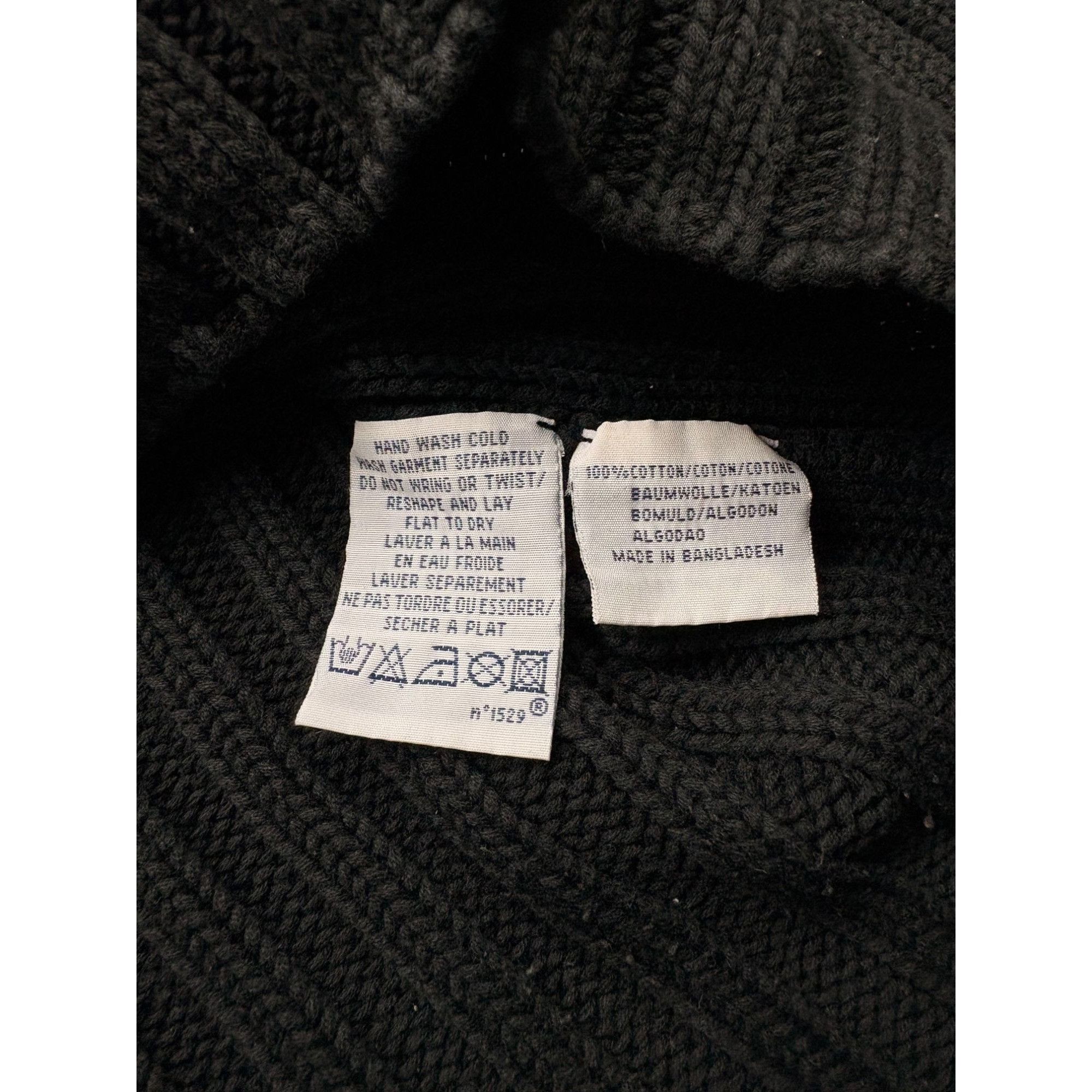 Polo Ralph Lauren Vintage Polo Ralph Lauren Ribbed Roll-Neck Sweater – Black & Size US L / EU 52-54 / 3 - 7 Thumbnail