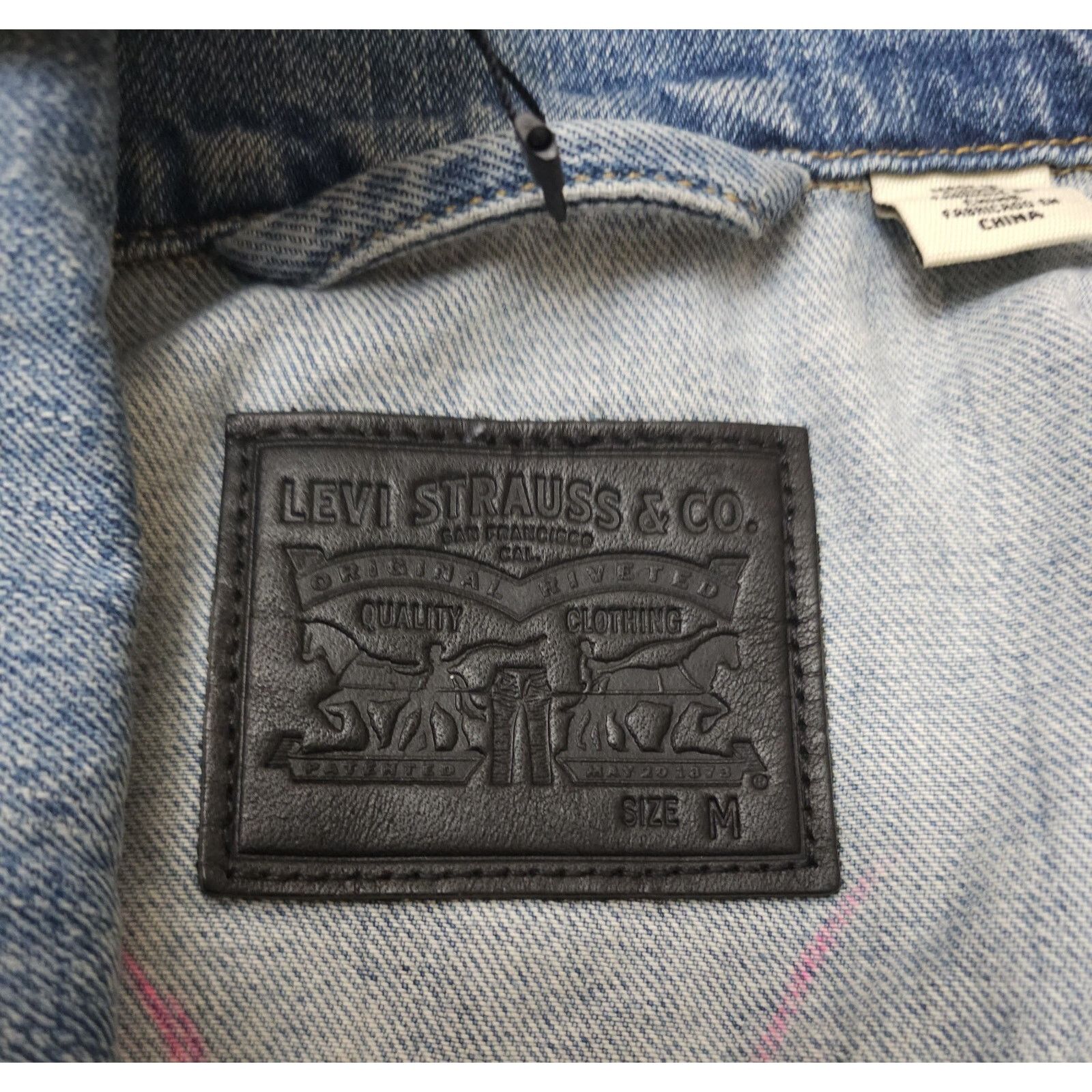 Levi's Levi Strauss Signature Men's 90s Baggy Trucker Denim Size M Size US M / EU 48-50 / 2 - 6 Thumbnail