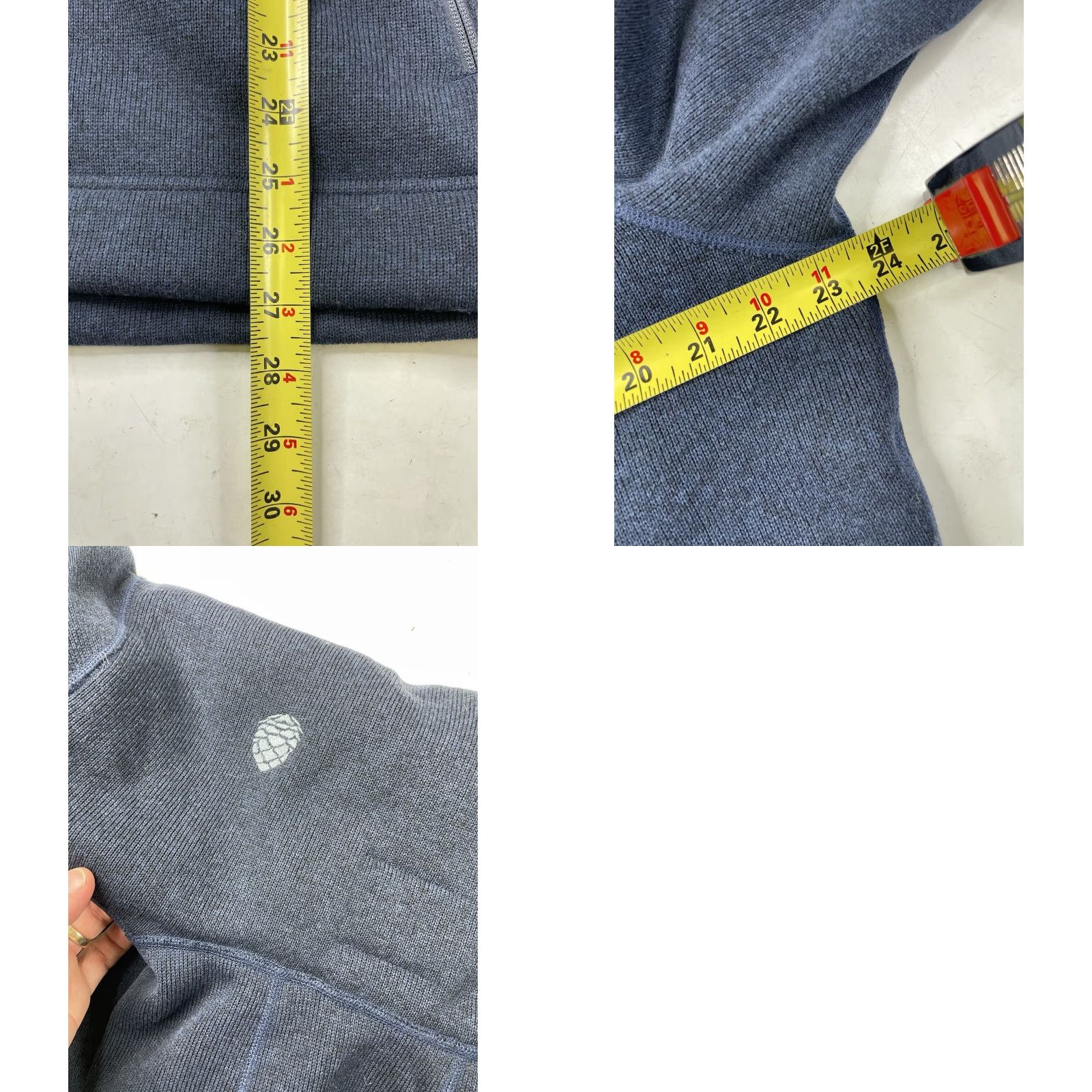Vintage Stio Women XL Sweetwater Fleece Full Zip Hoodie Sweatshirt Blue Size XL / US 12-14 / IT 48-50 - 8 Thumbnail
