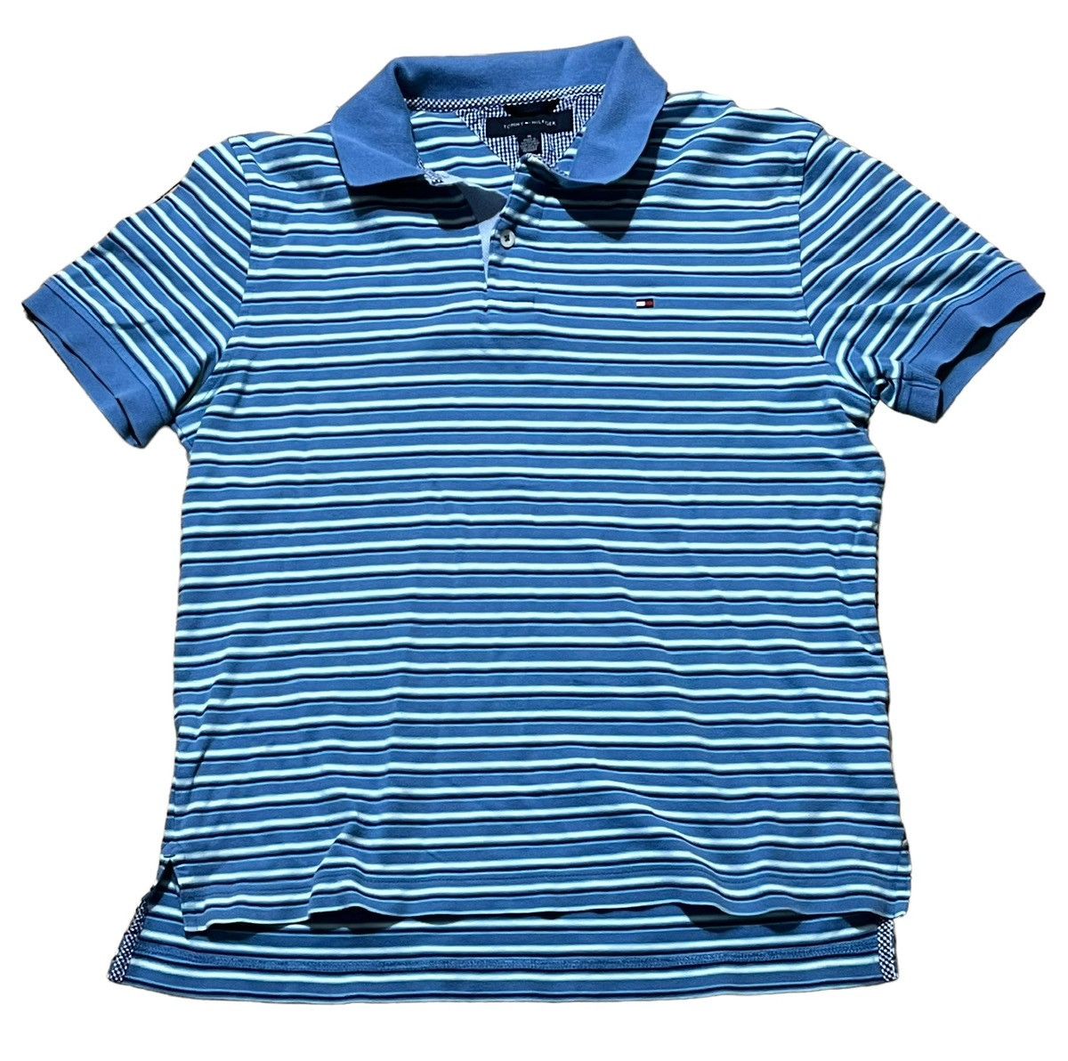 Tommy Hilfiger Tommy Hilfiger Polo Blue Grey Size Medium Size US M / EU 48-50 / 2 - 1 Thumbnail