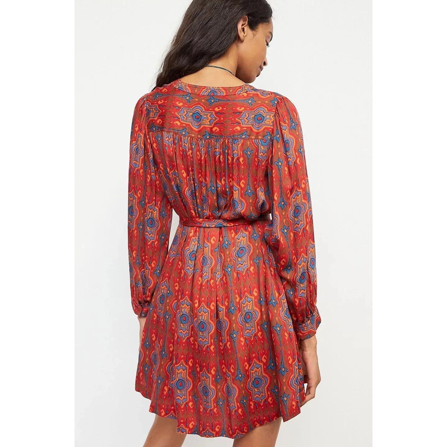 Anthropologie TINY Anthropologie Rosemary Tunic Dress Red Womens XS Size XS / US 0-2 / IT 36-38 - 9 Thumbnail