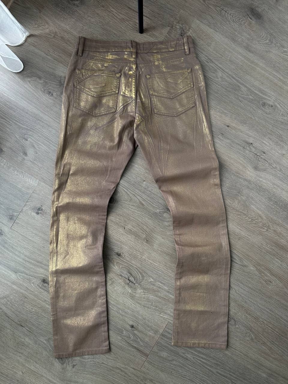 Vintage × Zadig & Voltaire Vintage Zadig&Voltaire Deluxe Gold Womens Pants Size 30" / US 8 / IT 44 - 13 Thumbnail