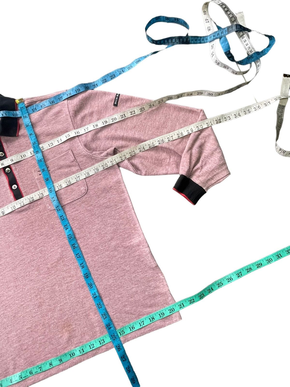 Burberry × Vintage Vintage Burberry Golf Polo Long Sleave Size US M / EU 48-50 / 2 - 13 Thumbnail
