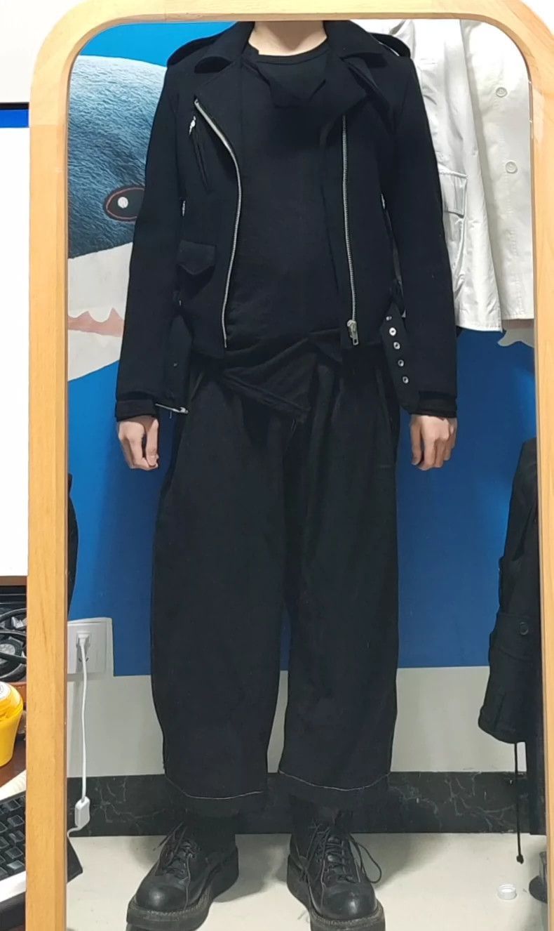 Yohji Yamamoto yohji yamamoto 03aw Heavy sheep biker jacket-2505 Size US L / EU 52-54 / 3 - 9 Thumbnail
