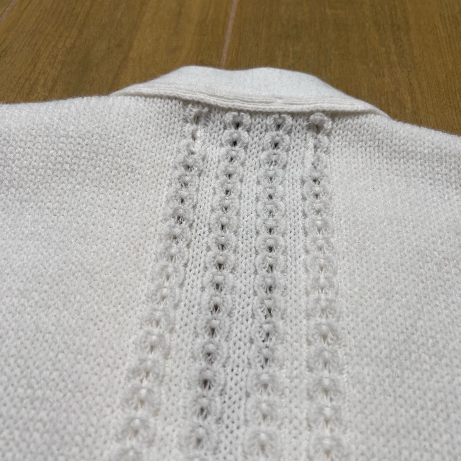 Vintage Vintage Bemidji Woolen Mills Knit Sweater Vest White USA M/L Size US M / EU 48-50 / 2 - 9 Thumbnail