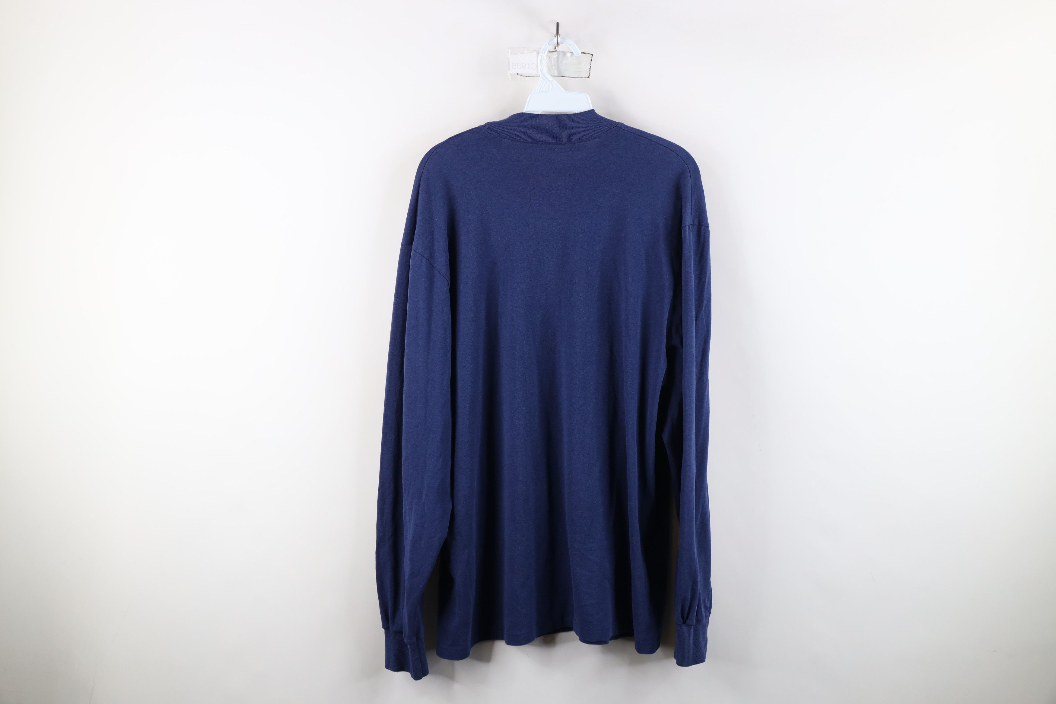 Vintage Vintage 90s Streetwear Mock Neck Long Sleeve T-Shirt USA Size US XL / EU 56 / 4 - 11 Thumbnail