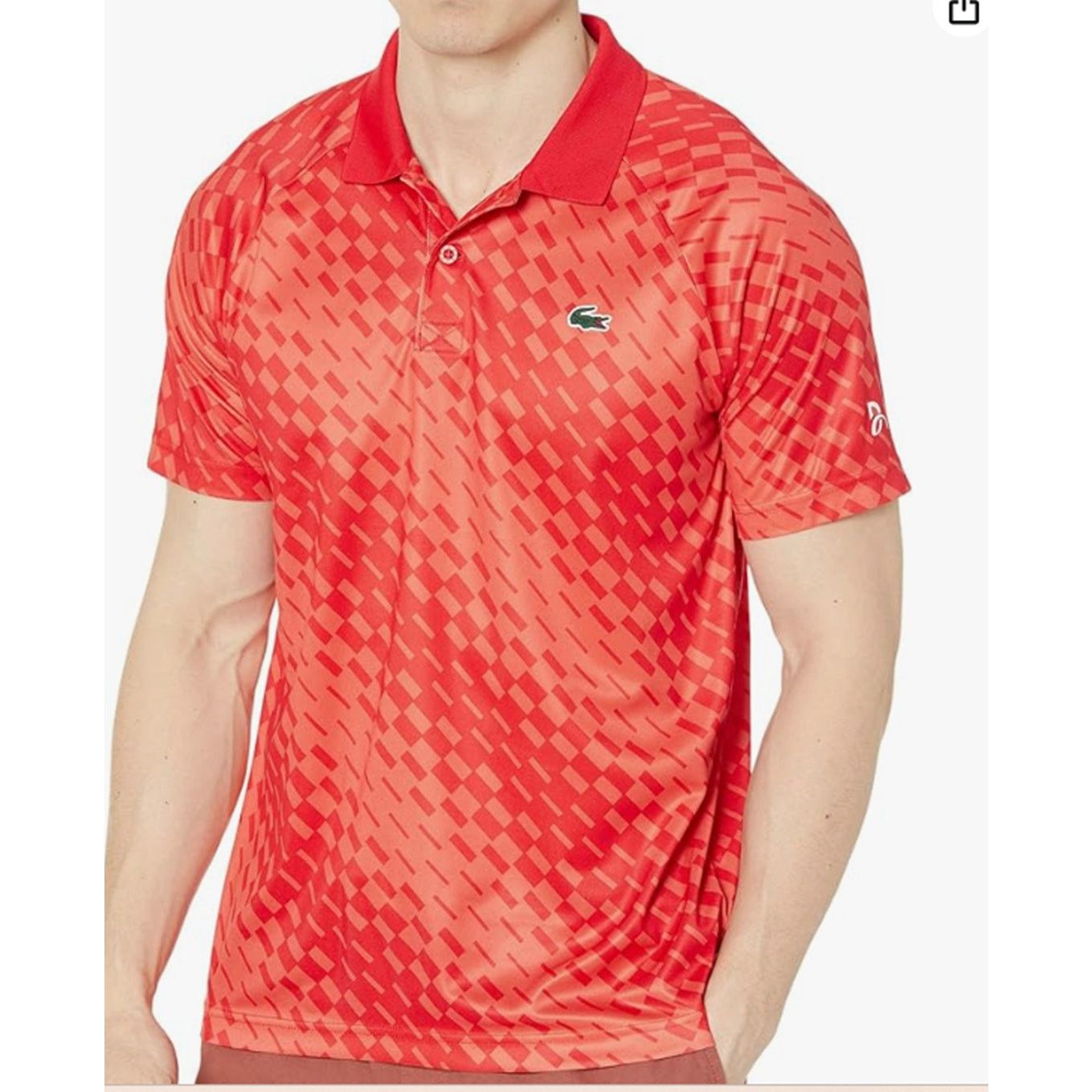 Lacoste Lacoste Mens Novak Djokovic Sport Ultra Dry Polo Shirt XL Size US XL / EU 56 / 4 - 1 Thumbnail
