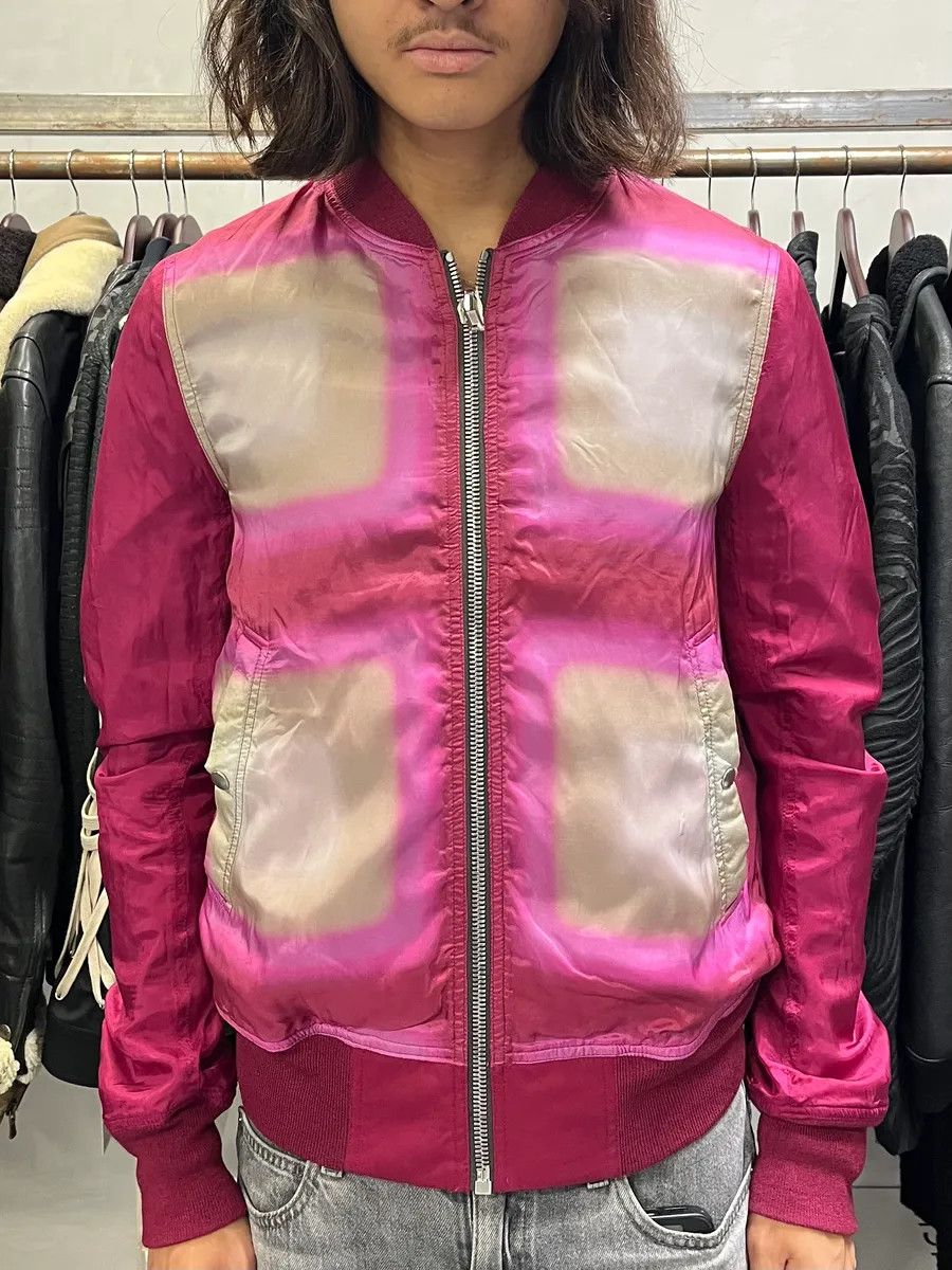 Rick Owens SS2023 Rick Owens Red Reversible Abstract Bomber Jacket Size US M / EU 48-50 / 2 - 5 Thumbnail