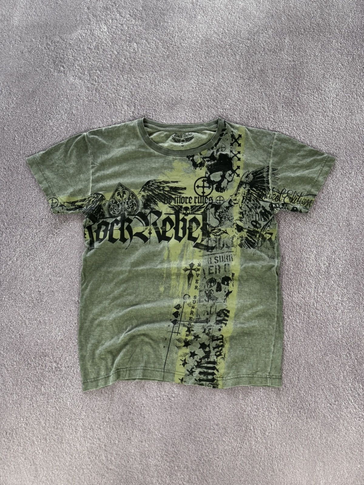 Vintage Rock Rebel Cyber Grunge 00s Streetwear T-Shirt Size US M / EU 48-50 / 2 - 1 Thumbnail