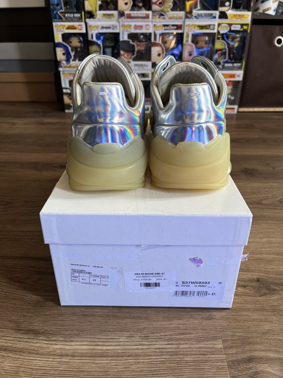 Maison Margiela Maison Margiela New Future Low Silver Iridescent Size 41 Size US 9 / EU 42 - 6 Thumbnail
