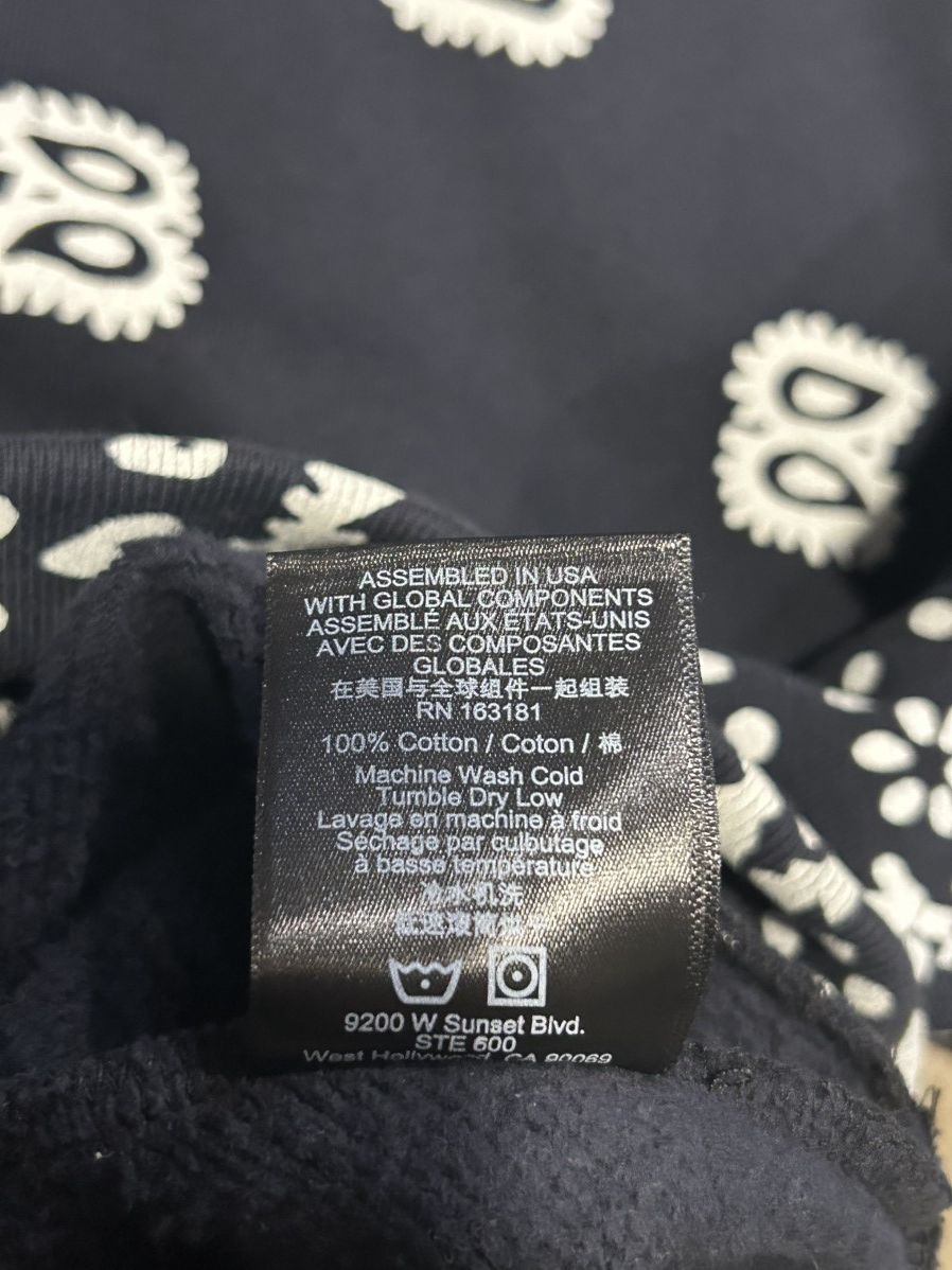 Rhude Rhude Bandana Print Hoodie Size US XL / EU 56 / 4 - 11 Thumbnail