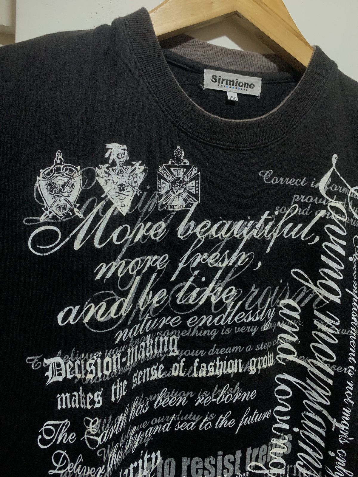 14th Addiction Japanese Sirmione Double Layer Seditionaries Poem Tee Shirt Size US M / EU 48-50 / 2 - 11 Thumbnail