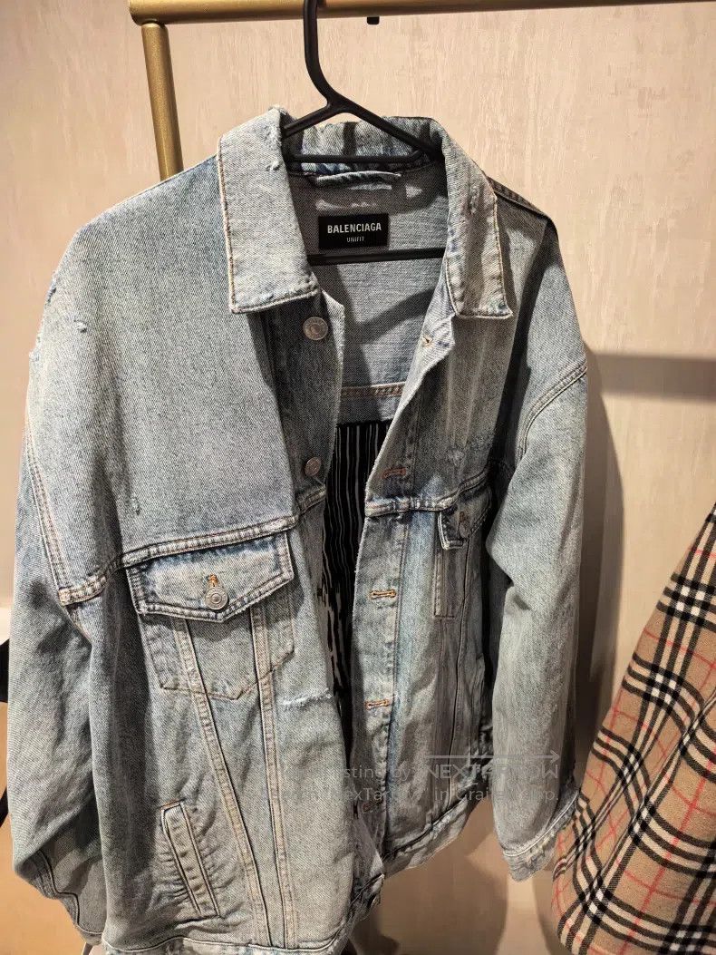 Balenciaga Balenciaga Denim Jacket Size US XS / EU 42 / 0 - 1 Thumbnail
