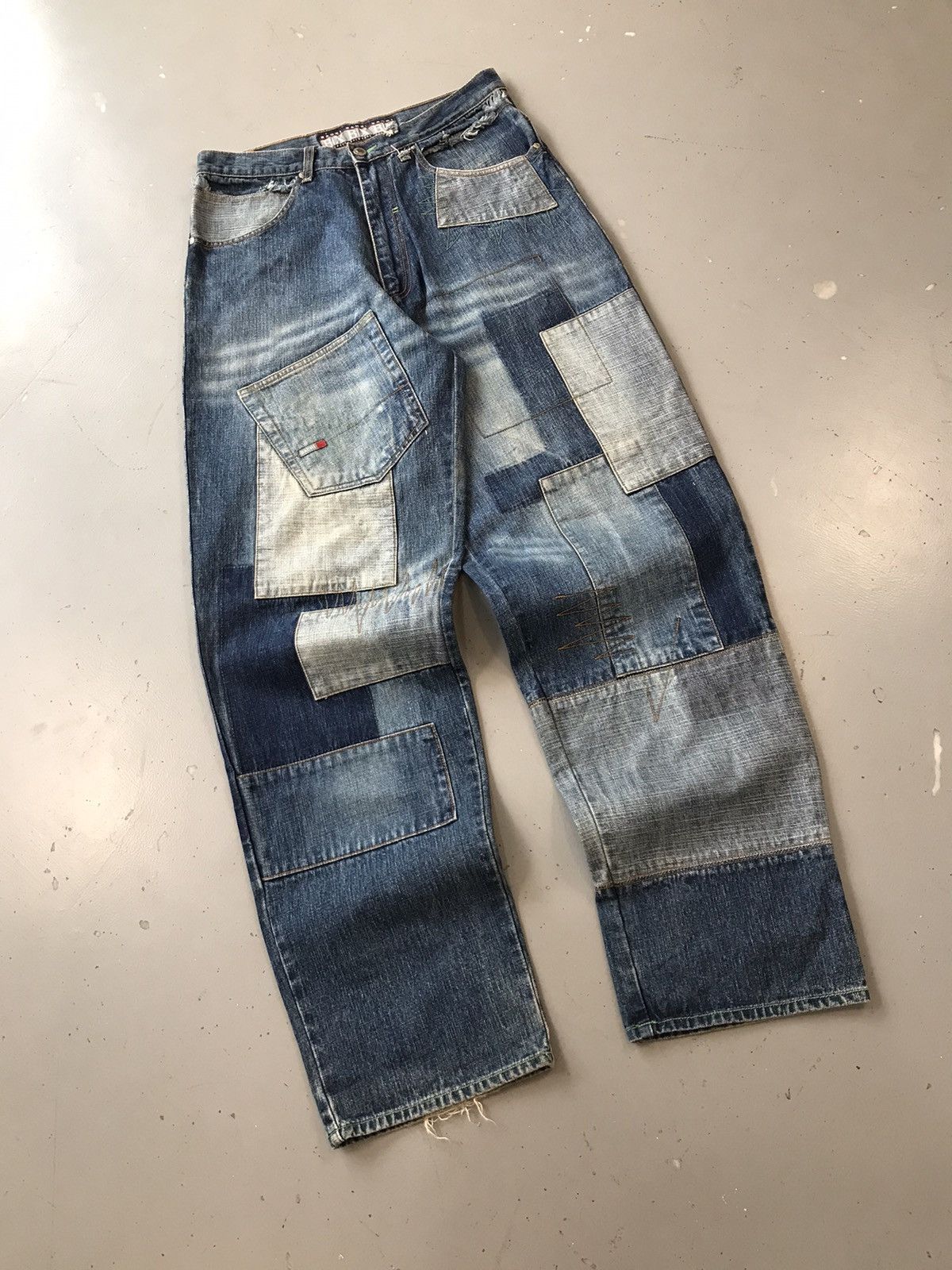 JNCO × Southpole × Vintage Vintage bix bix bix rework straight denim Size US 32 / EU 48 - 3 Thumbnail