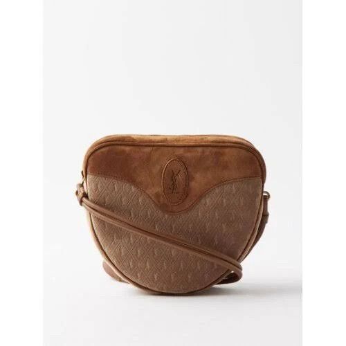 Saint Laurent Paris o1s1wg111124 Size: OS / Monogramme Cross Body Bag in Brown Size ONE SIZE - 4 Thumbnail