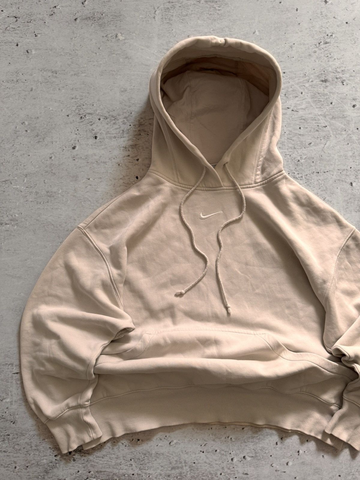 Nike × Vintage NIKE VINTAGE CENTER LOGO OVERSIZE BOXY HOODIE Size US M / EU 48-50 / 2 - 2 Thumbnail