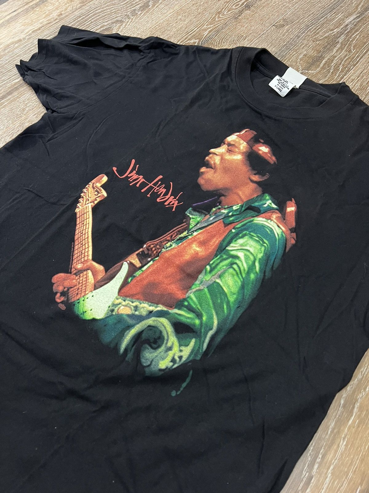 Band Tees Vintage 1995 Jimi Hendrix foundation winterland Tee Size US XL / EU 56 / 4 - 3 Thumbnail