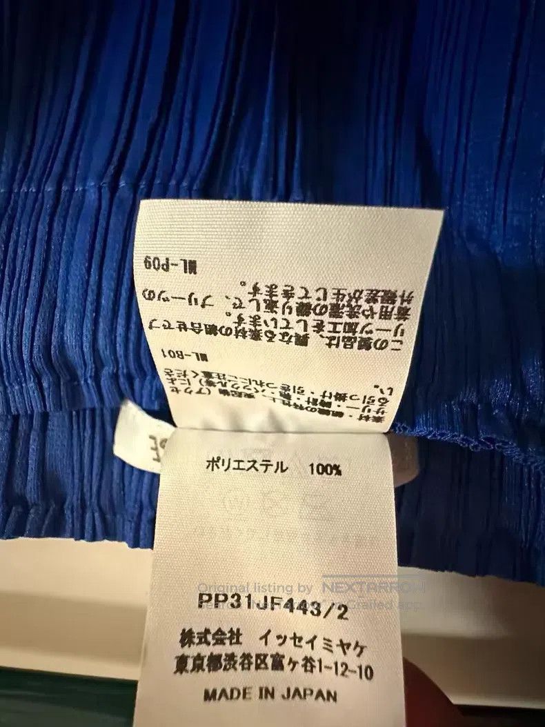 Issey Miyake Issey Miyake Blue Long Sleeve Size L / US 10 / IT 46 - 5 Thumbnail