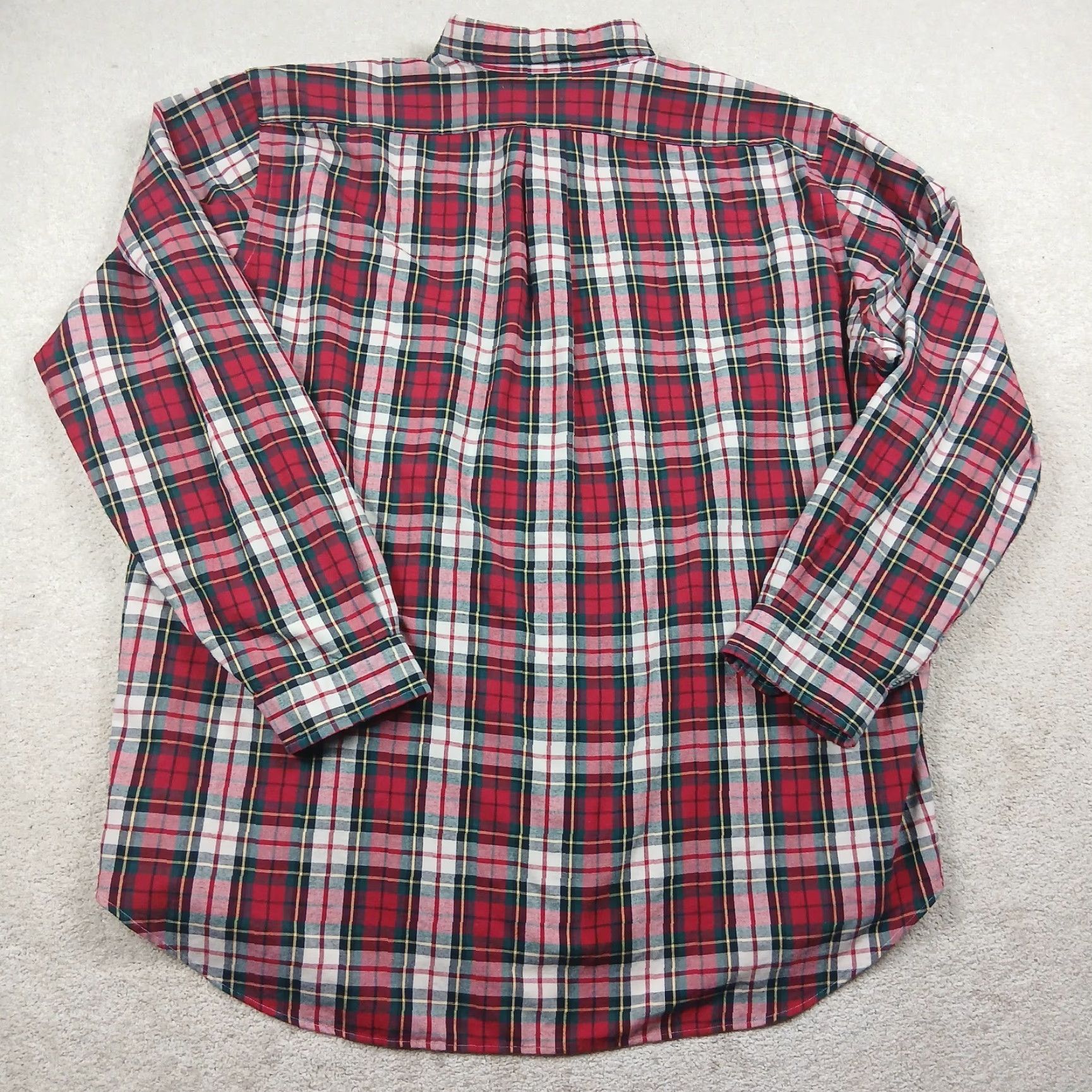 Polo Ralph Lauren Polo Ralph Lauren Button-Up Shirt Mens 3XL Tall Red Plaid Button-Down Classic Size US XXL / EU 58 / 5 - 3 Thumbnail