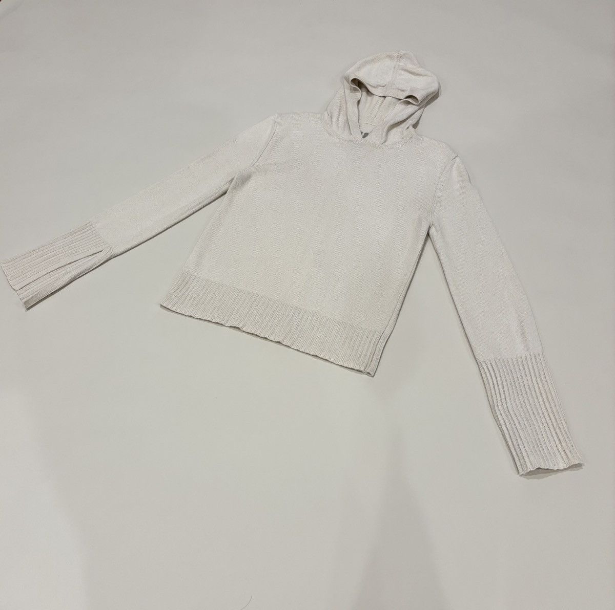 Rick Owens Rick Owens SS22 FOGACHINE Knit Flared Sleeve Knit Hoodie Size M / US 6-8 / IT 42-44 - 2 Thumbnail
