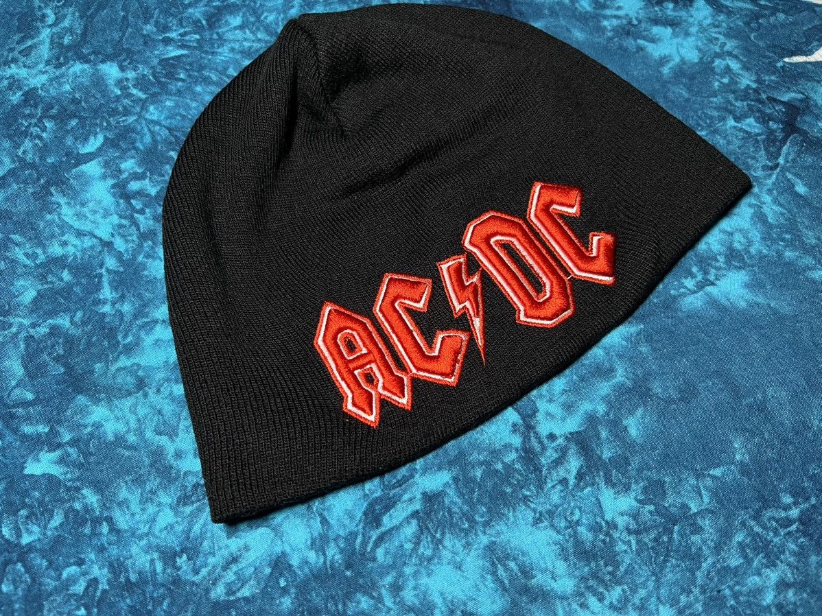 AC/DC Vintage Ski Hype Y2K AC/DC Rock Band beanie hat Size ONE SIZE - 3 Thumbnail
