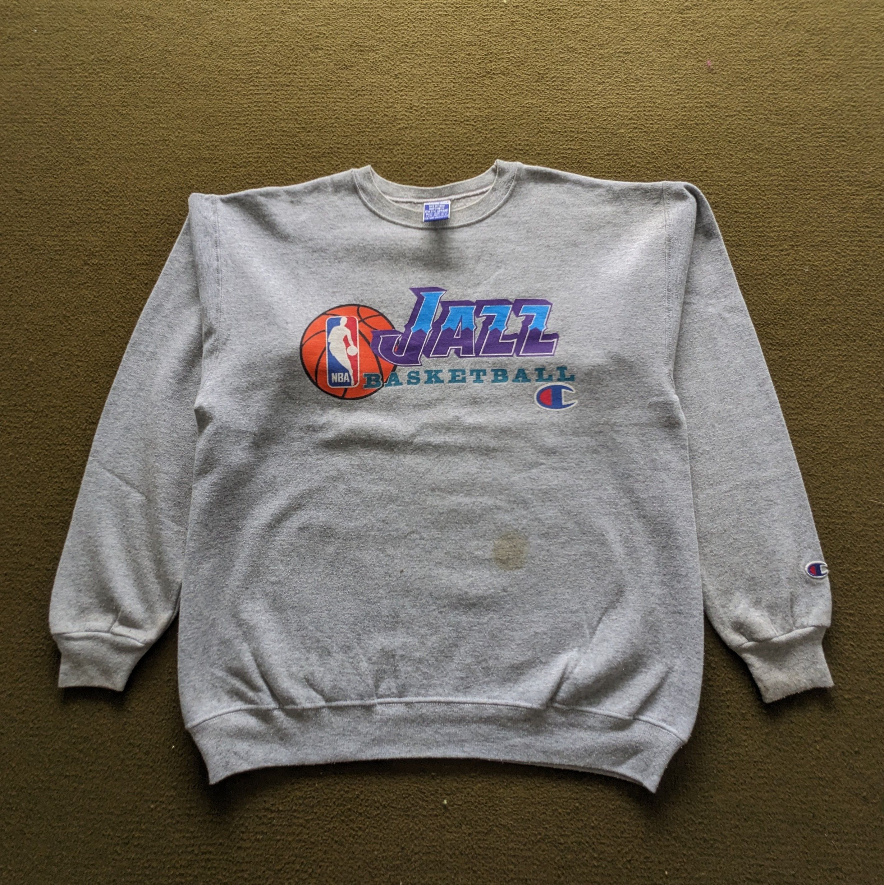 Vintage Vintage JAZZ Basketball NBA Champion Sports Sweatshirt Size US M / EU 48-50 / 2 - 1 Thumbnail