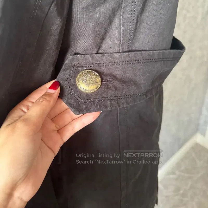 Burberry Burberry Black Cotton Mid-Length Coat. Size M / US 6-8 / IT 42-44 - 5 Thumbnail