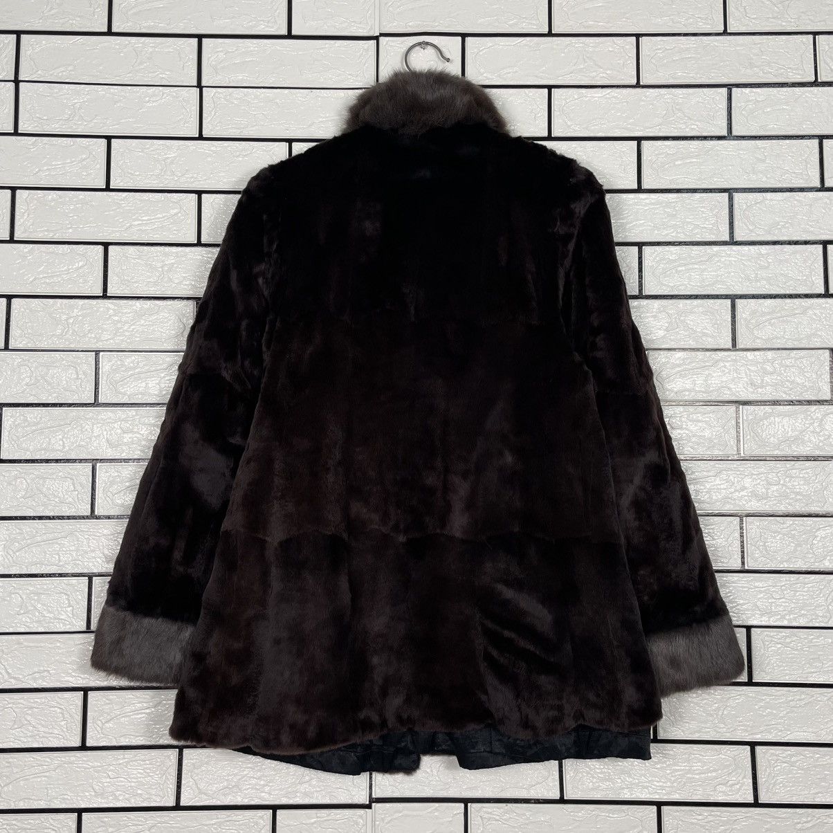 Japanese Brand Fur Nakamura Texture Colar Fur Jacket Size S / US 4 / IT 40 - 9 Thumbnail