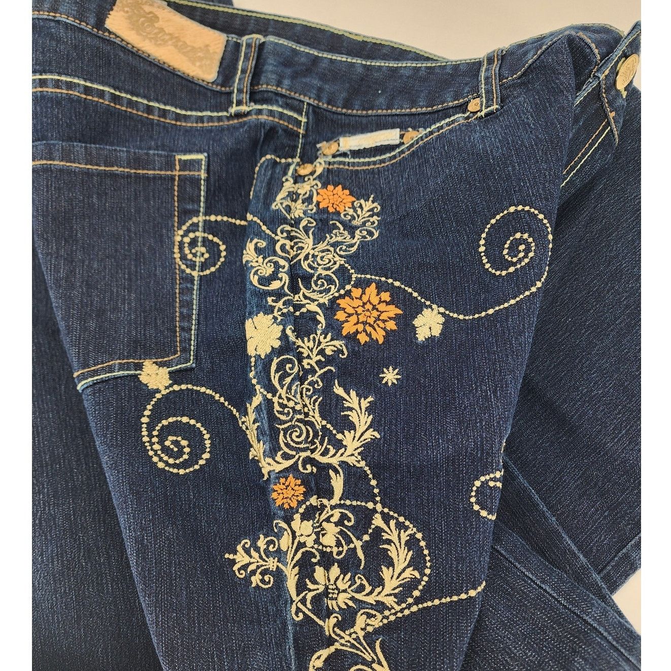 Enyce Y2K Enyce Dark Wash Embroidered Denim Jeans Women’s Size 11 Size 30" / US 8 / IT 44 - 8 Thumbnail