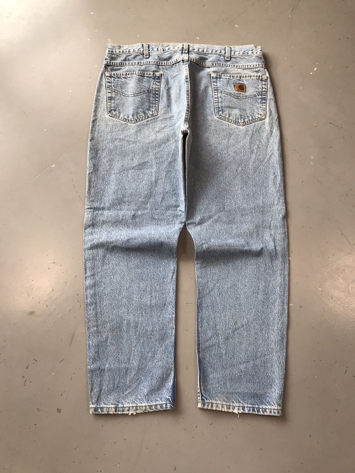Carhartt × Vintage Vintage Carhartt b18 STW straight fit denim Size US 40 / EU 56 - 5 Thumbnail