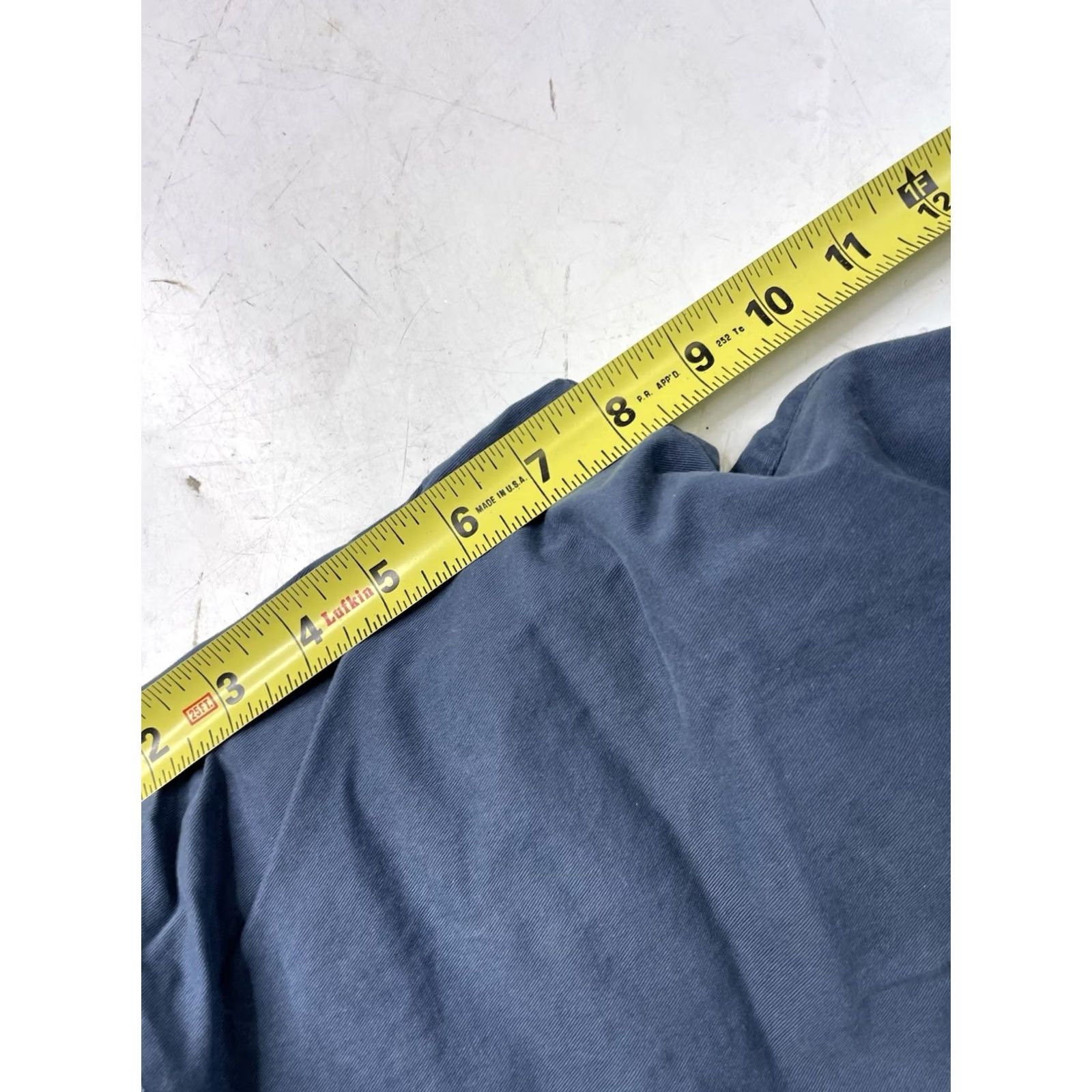 Flint And Tinder Flint and Tinder Shorts Mens 31 Blue Chino Pockets Canvas Casual 8” Size US 31 - 2 Thumbnail