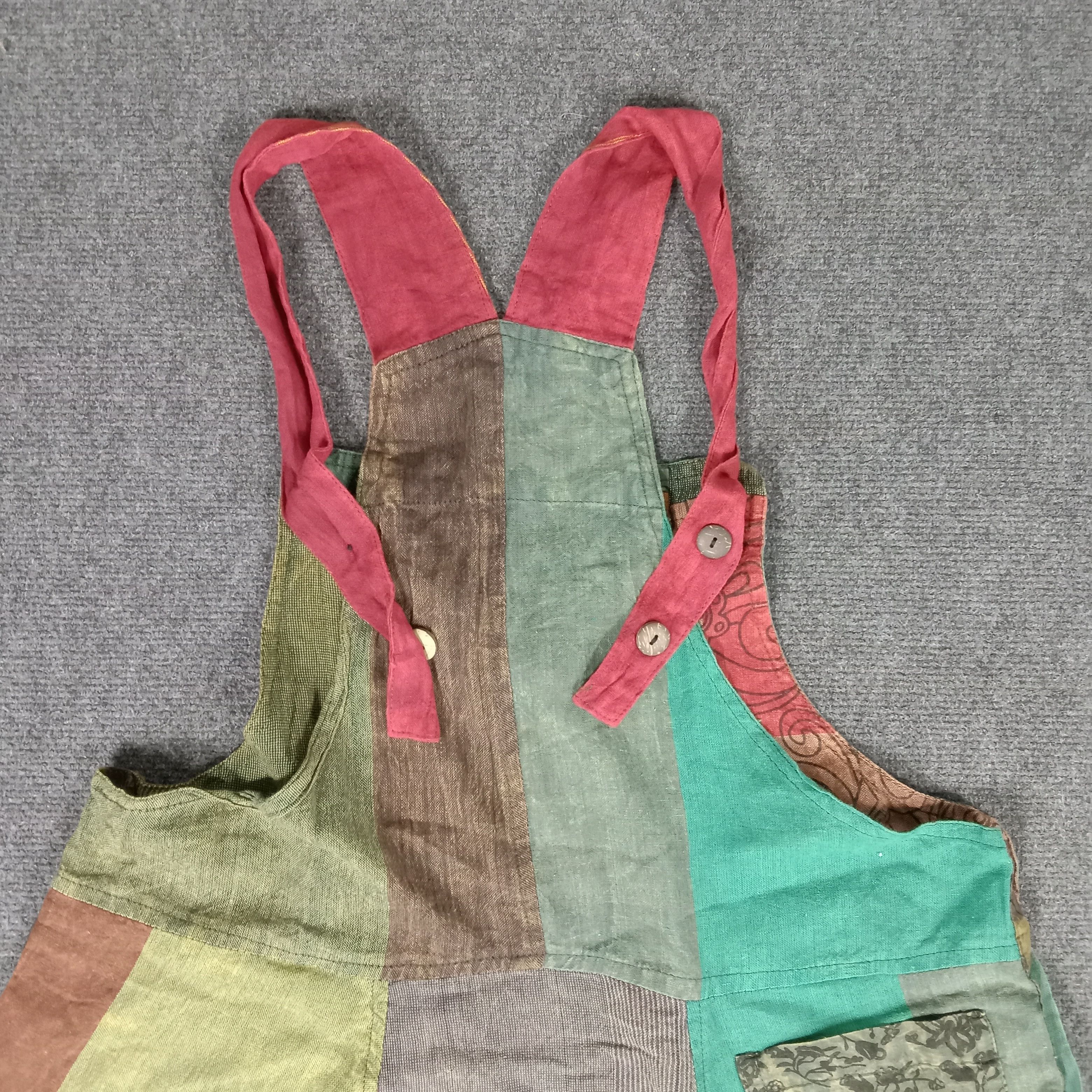Gypsy × Japanese Brand × Vintage Hippie Patches Art Japanese Style Overall Size US 28 / EU 44 - 8 Thumbnail