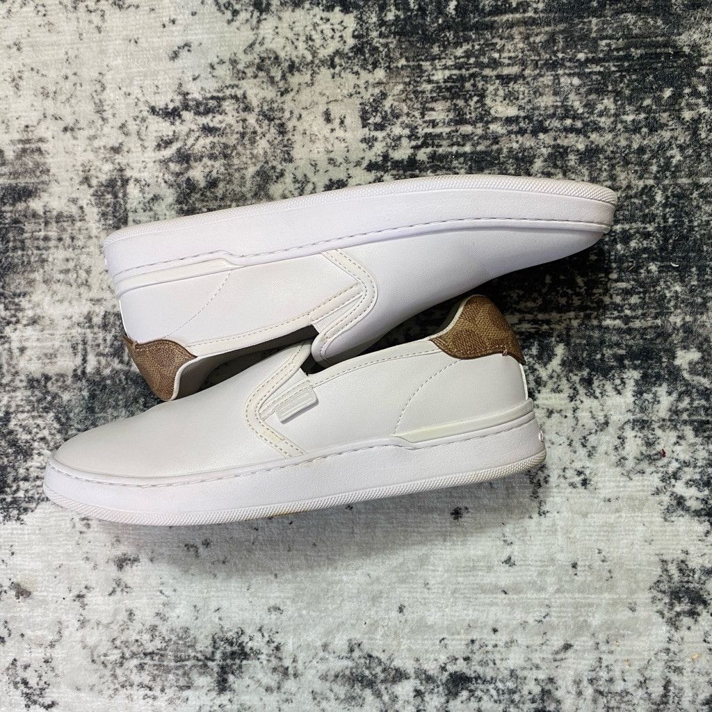 Coach Coach Walker Slip On Sneaker, Style C0571 White, Size 8.5 Size US 8.5 / IT 38.5 - 2 Thumbnail