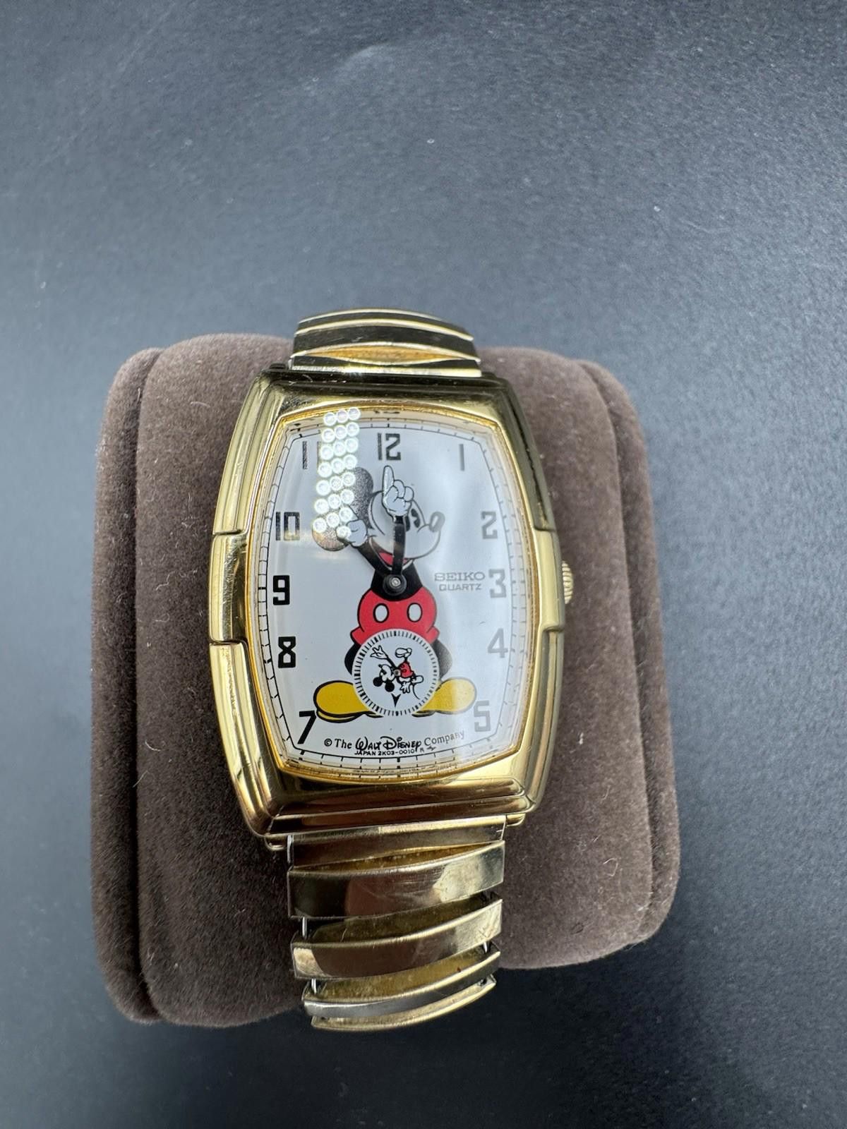 Seiko Seiko 80’s Vintage Mickey Mouse Watch 2K03-5019 Twist-O-Flex Size ONE SIZE - 8 Thumbnail