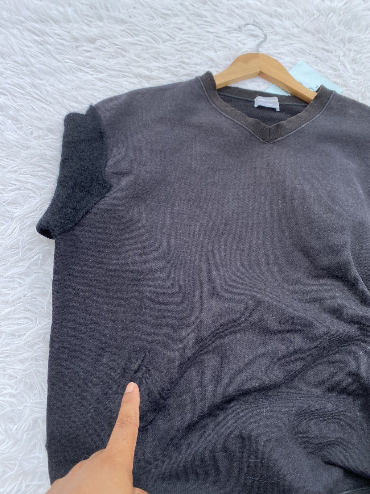 Comme des Garcons Vintage 1998 Comme des Garcons Homme Sweatshirt Size US L / EU 52-54 / 3 - 17 Thumbnail