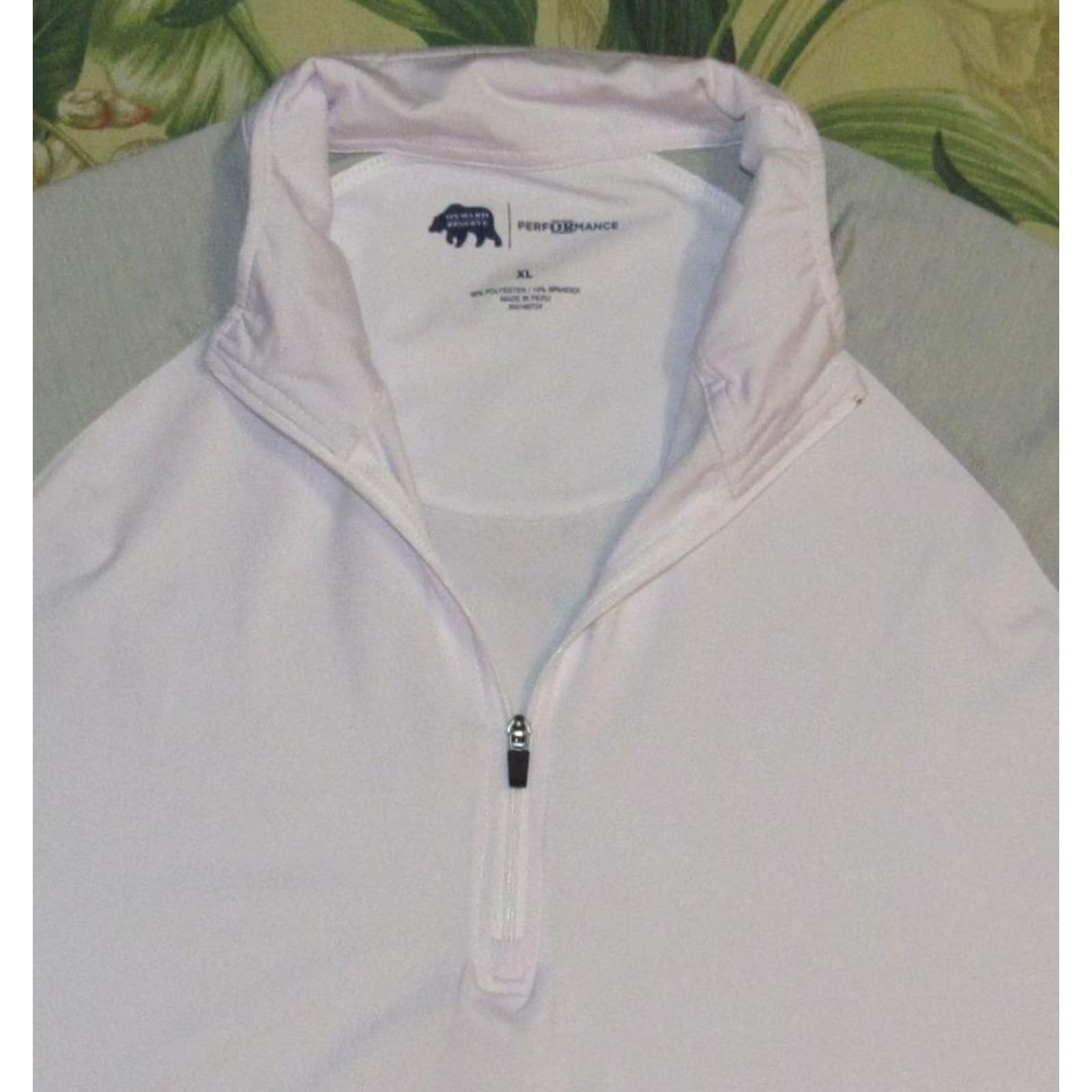 Vintage ONWARD RESERVE Performance White Grey 1/4 Zip Sweater XL Mens Size US XL / EU 56 / 4 - 2 Thumbnail