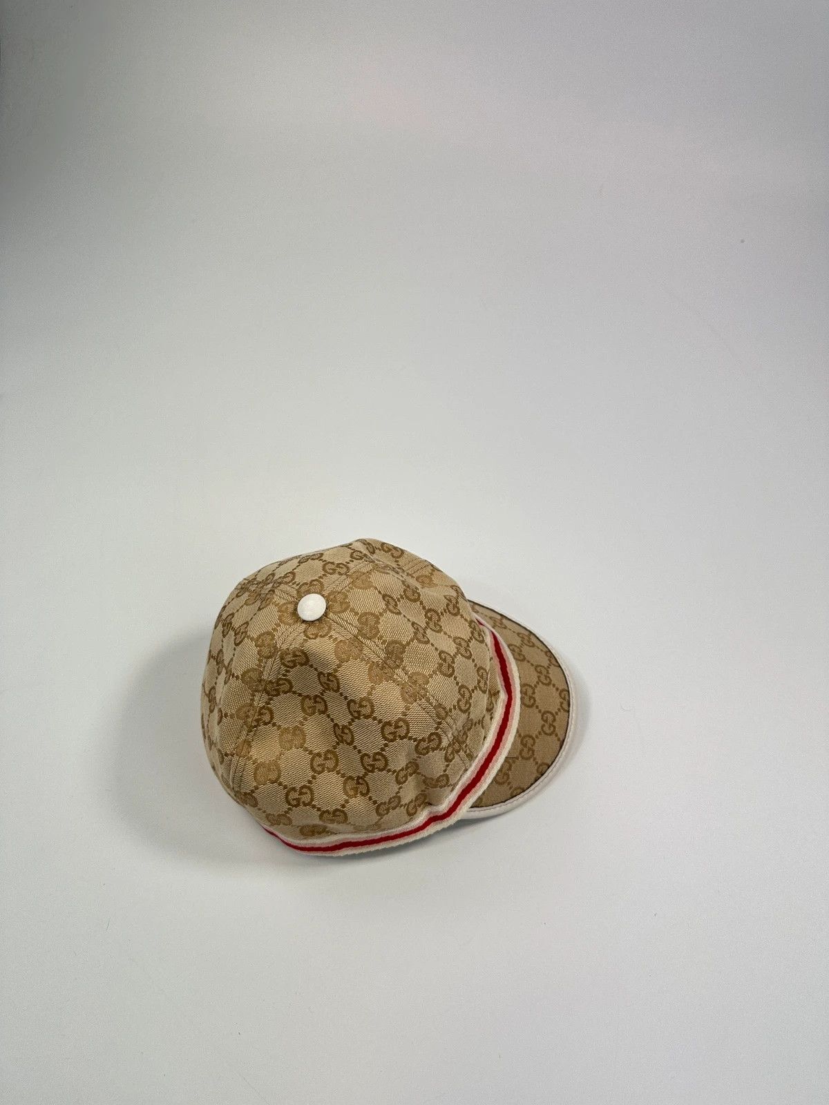 Gucci Gucci 00’s GG Monogram Pink Beige Baseball Cap Size ONE SIZE - 7 Thumbnail