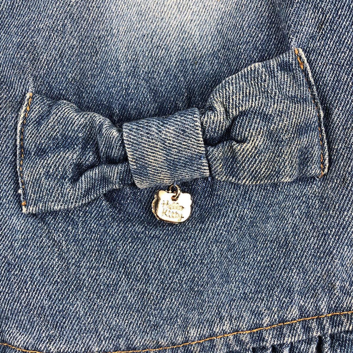 Anime 2015 Hello Kitty x Sorridere Women Denim Jacket Zipper Size XS / US 0-2 / IT 36-38 - 10 Thumbnail