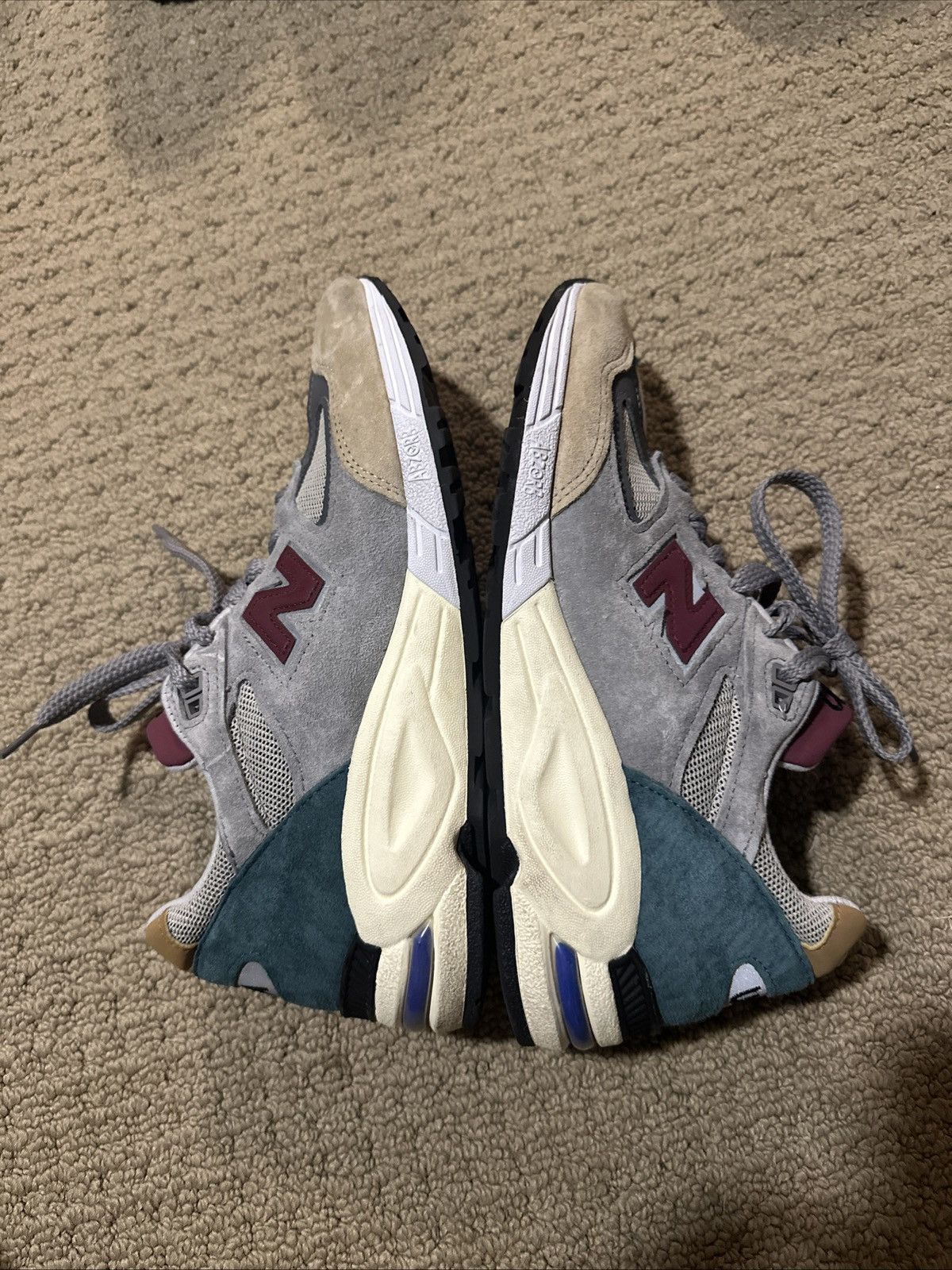 New Balance Size 8 - New Balance 990v2 Made in USA Grey Multi Size US 8 / EU 41 - 3 Thumbnail