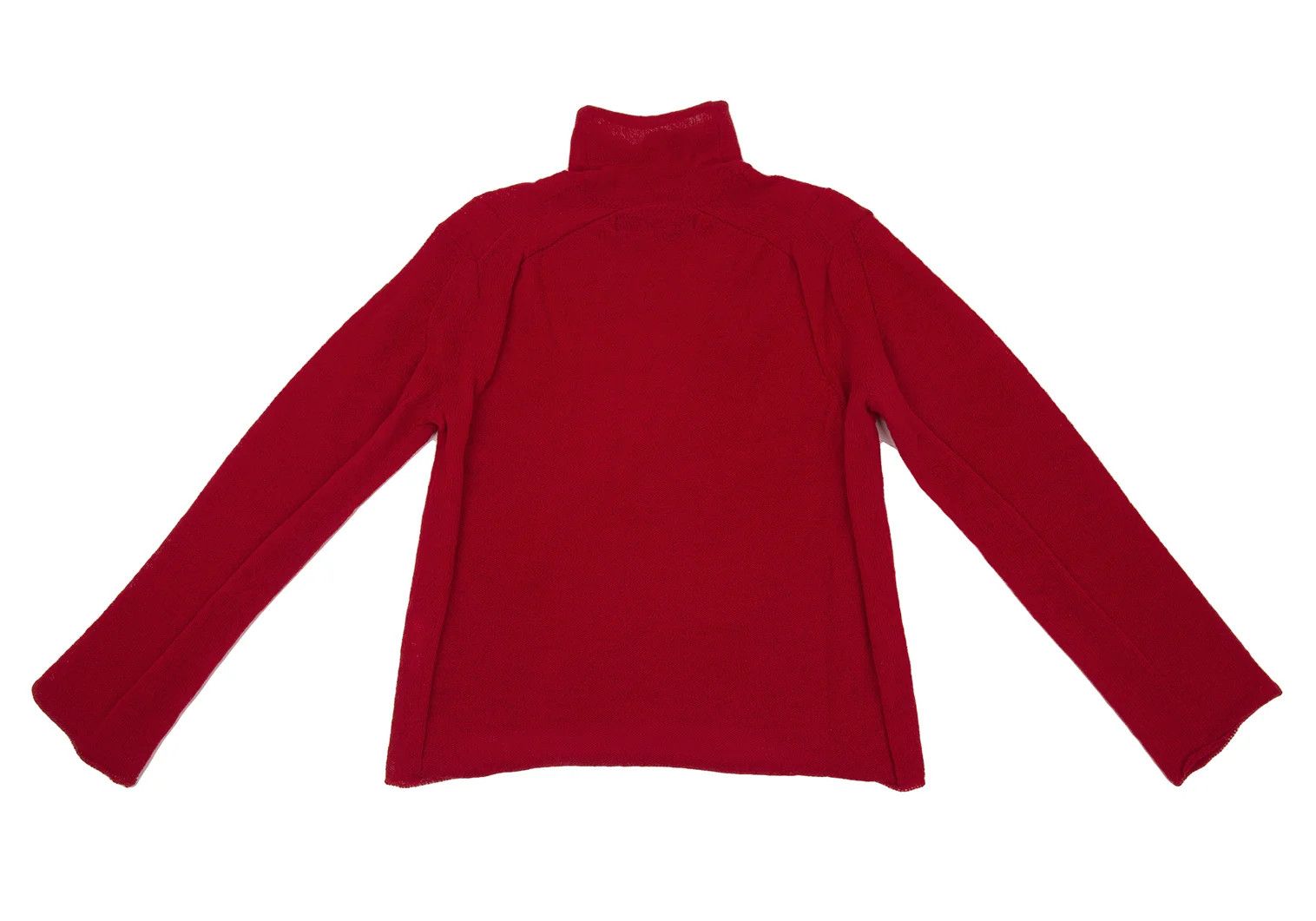 Comme des Garcons Homme Plus Oversized High Neck Knit Sweater in Red, Size M Size US M / EU 48-50 / 2 - 10 Thumbnail