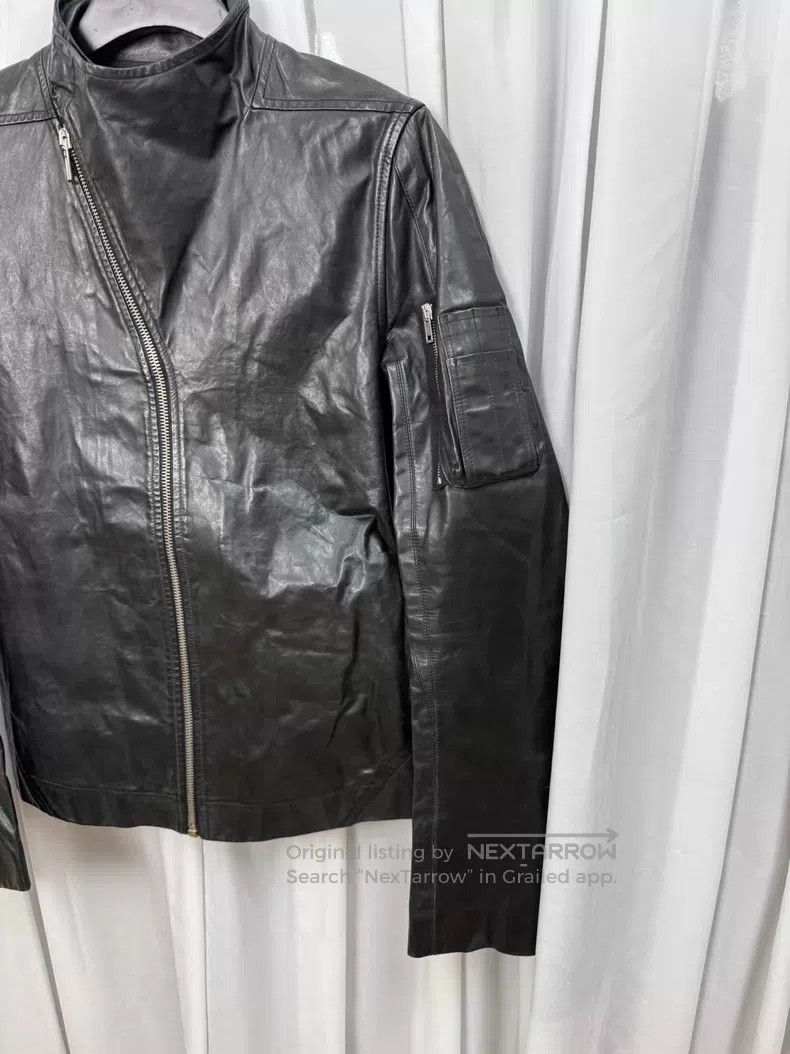Rick Owens Rick Owens Stand-up collar motorcycle jacket| Size US M / EU 48-50 / 2 - 3 Thumbnail