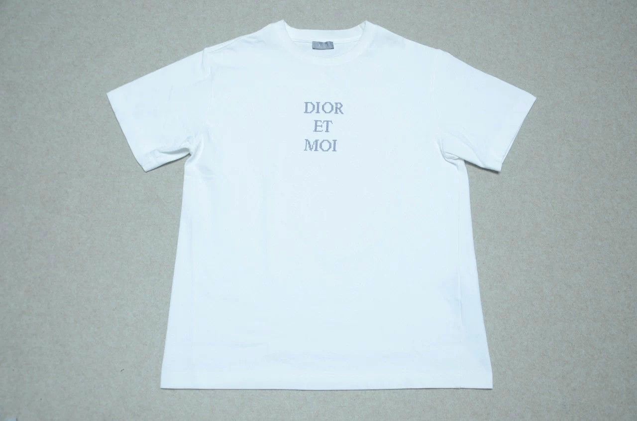 Dior Dior Runway Alphabet Sequin Embroidered Short-Sleeve Size US L / EU 52-54 / 3 - 1 Thumbnail