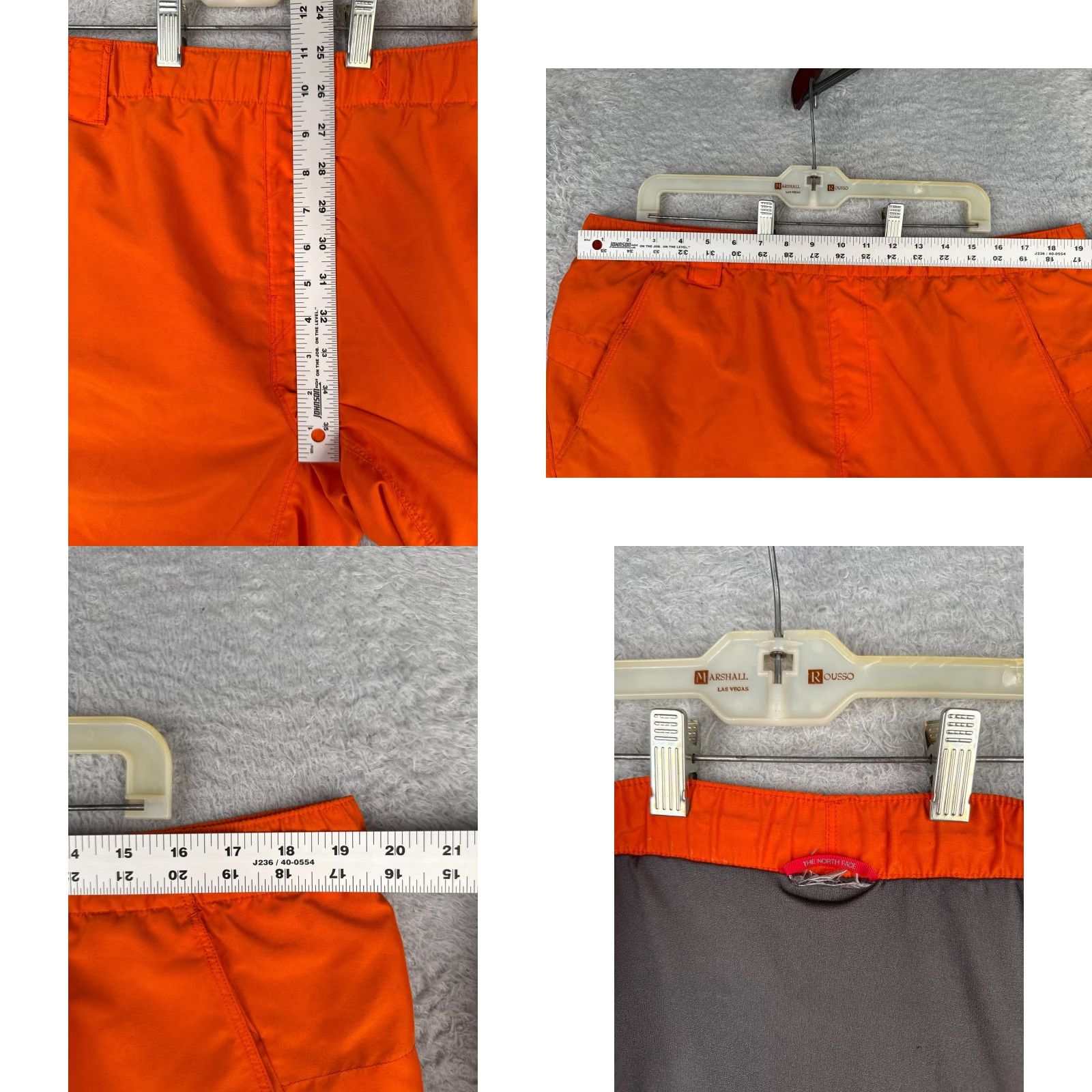 The North Face The North Face Shorts Men XL Orange Cargo Pocket Lined Quick Dry Polyester Nylon 42 in Waist Regular Inseam 10 in Sweat Size US 36 / EU 52 - 8 Thumbnail