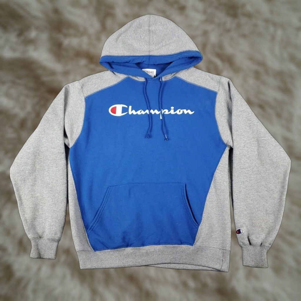 Champion Champion Hoodie Men Medium Gray Pullover Sweatshirt Casual Modern Sports Size US M / EU 48-50 / 2 - 1 Thumbnail