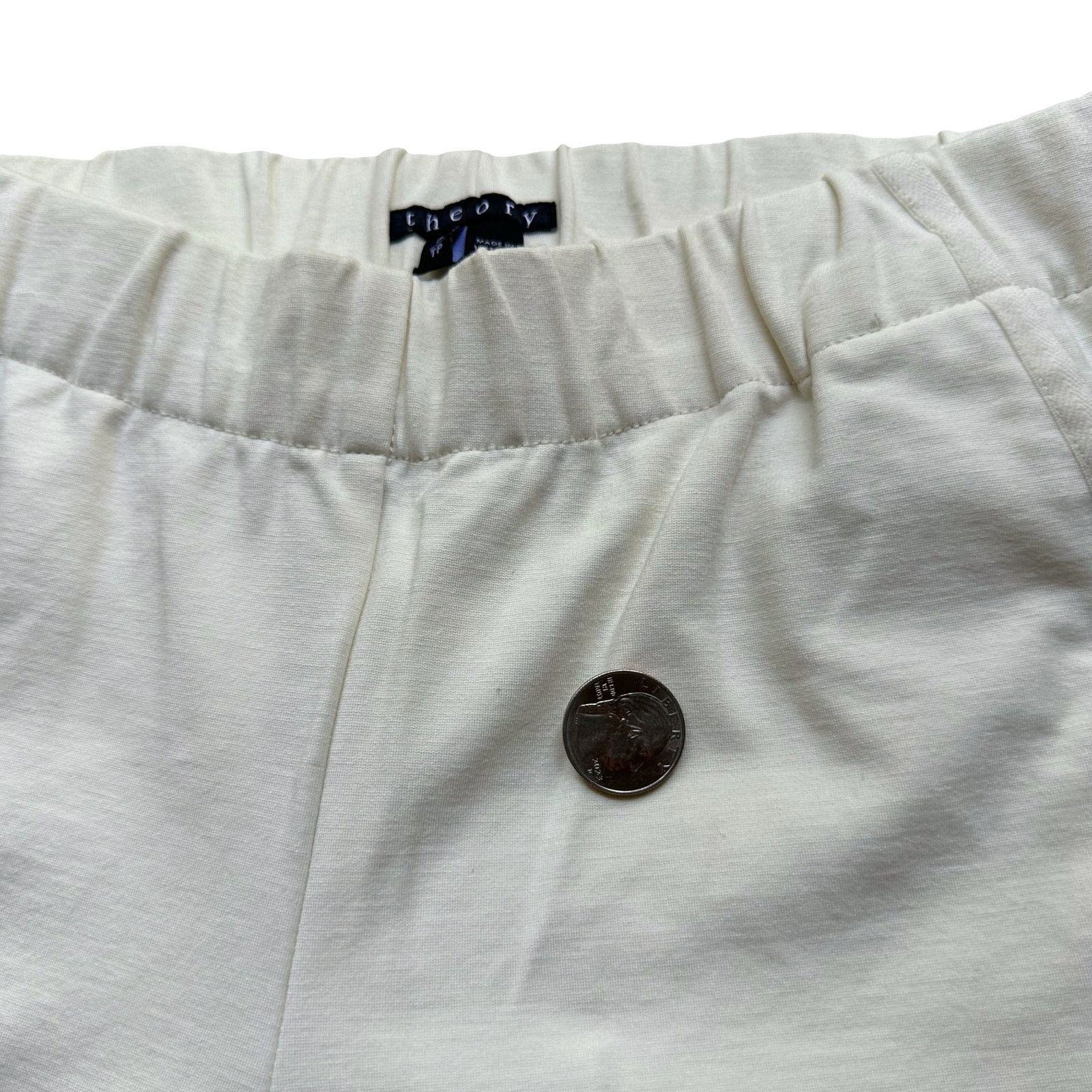 Theory Theory Kleon B Off White Women’s Pants Size P EUC Size 26" / US 2 / IT 38 - 5 Thumbnail